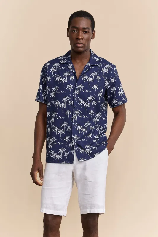 Palm tree print shirt sold by Tristan Style