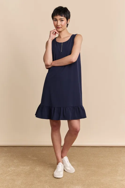 Dress with frills and zip sold by Tristan Style