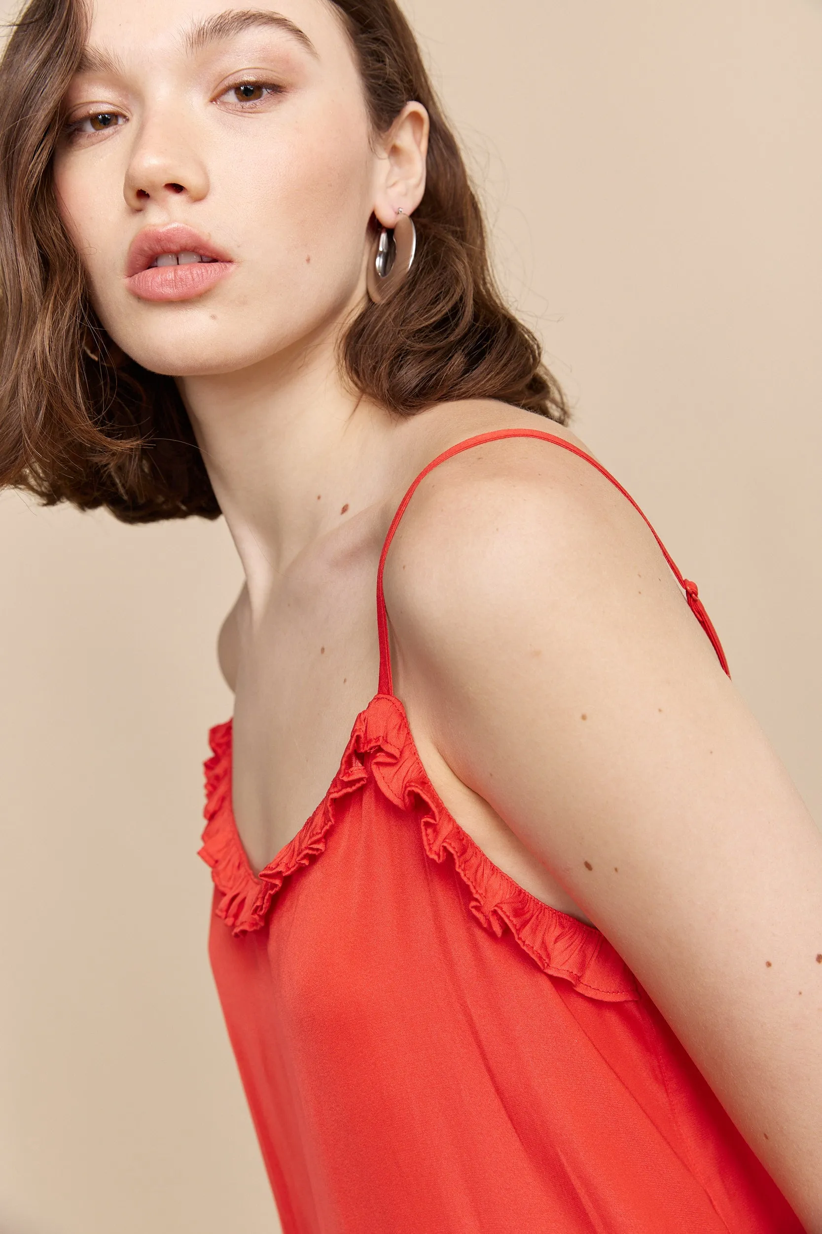 Sleeveless top with frills sold by Tristan Style product image thumbnail 4