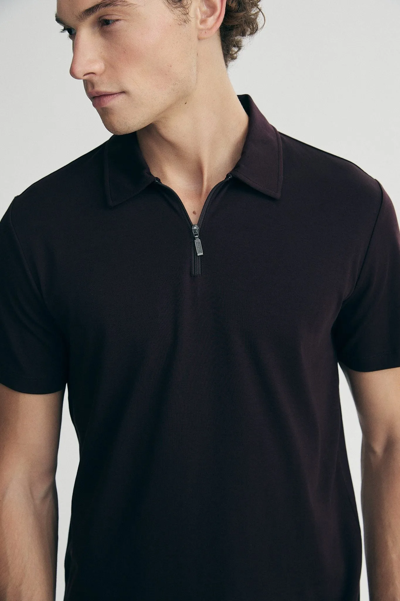 Polo with zip sold by Tristan Style product image thumbnail 5