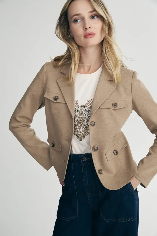 Stretch jacket sold by Tristan Style