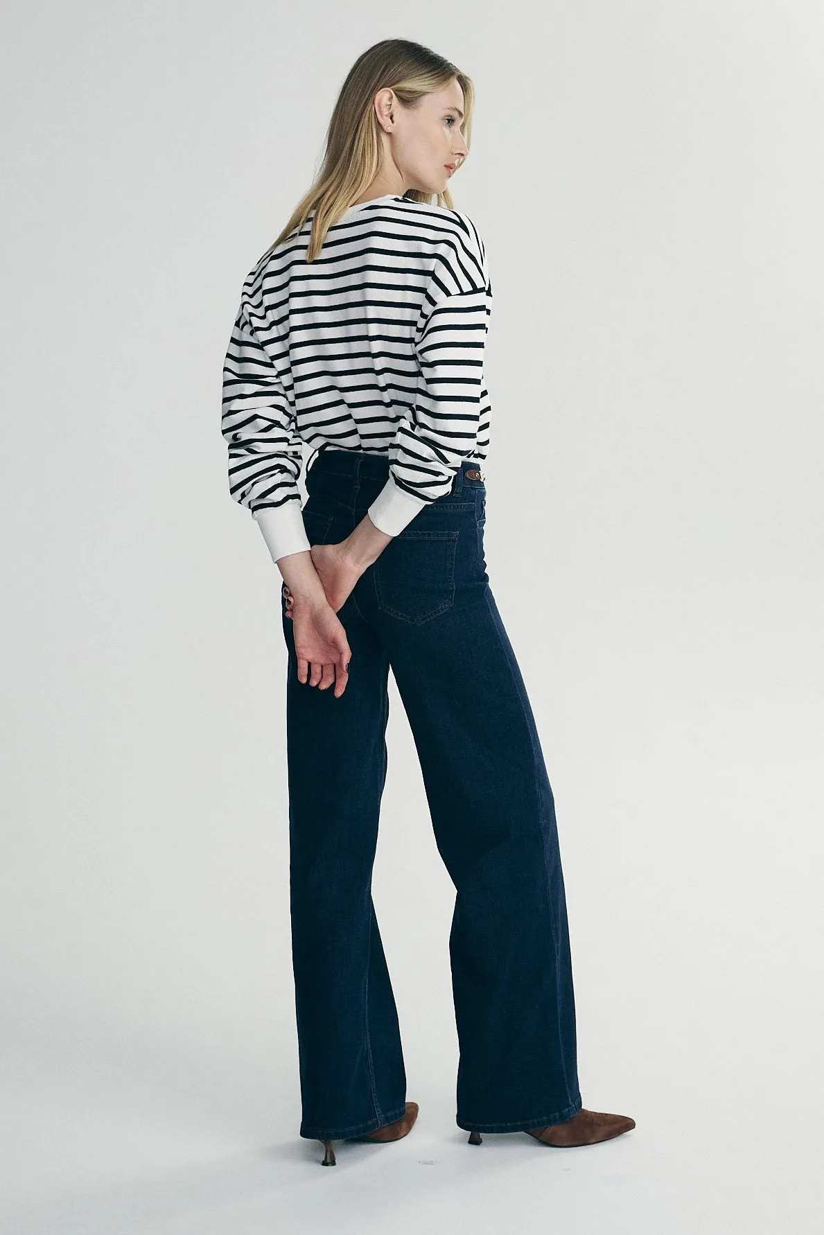 Striped oversize sweater sold by Tristan Style product image thumbnail 3