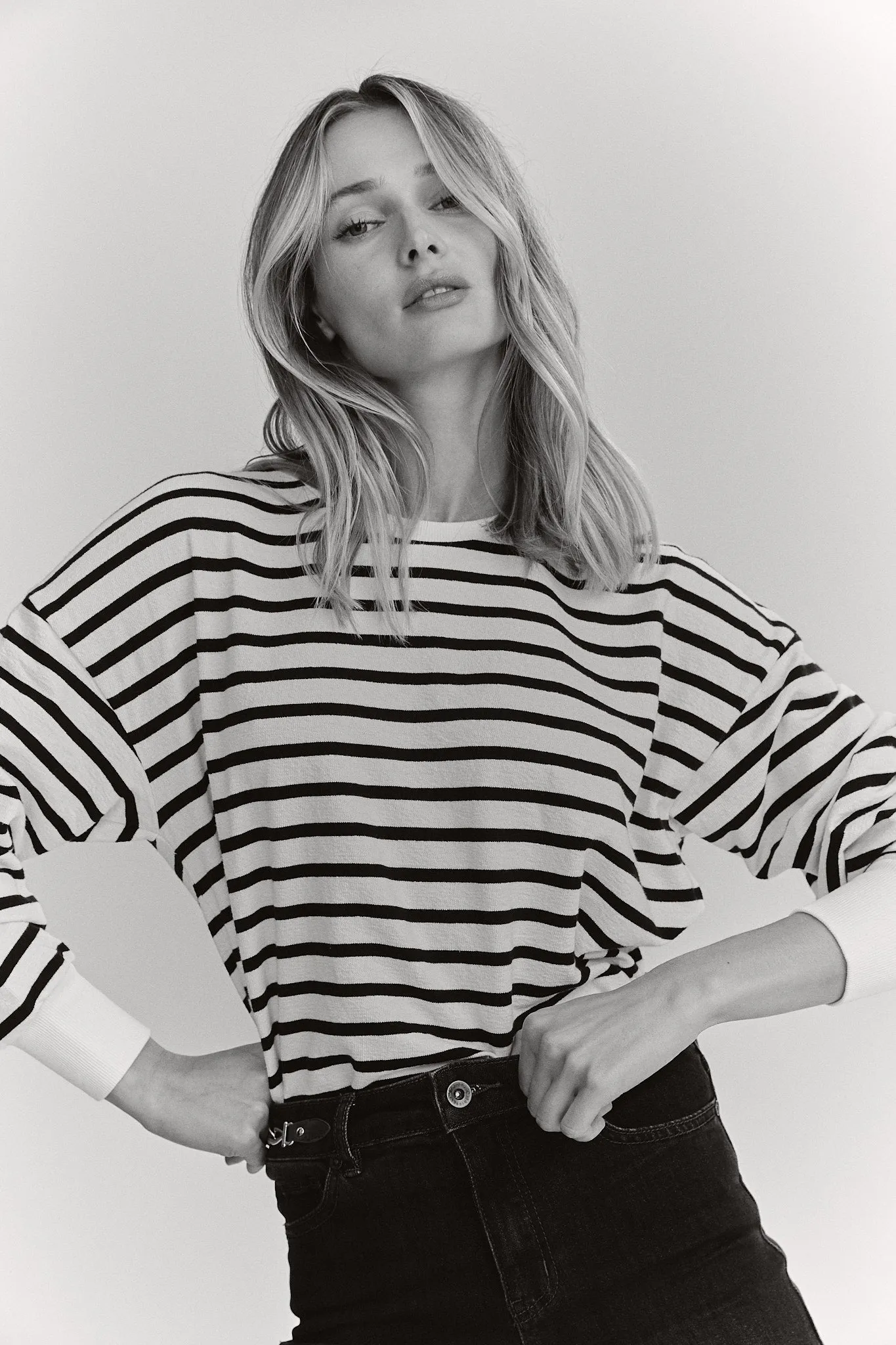 Striped oversize sweater sold by Tristan Style product image thumbnail 5