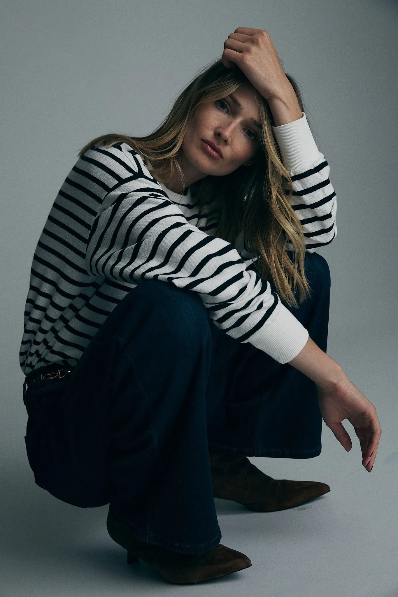 Striped oversize sweater sold by Tristan Style product image thumbnail 4