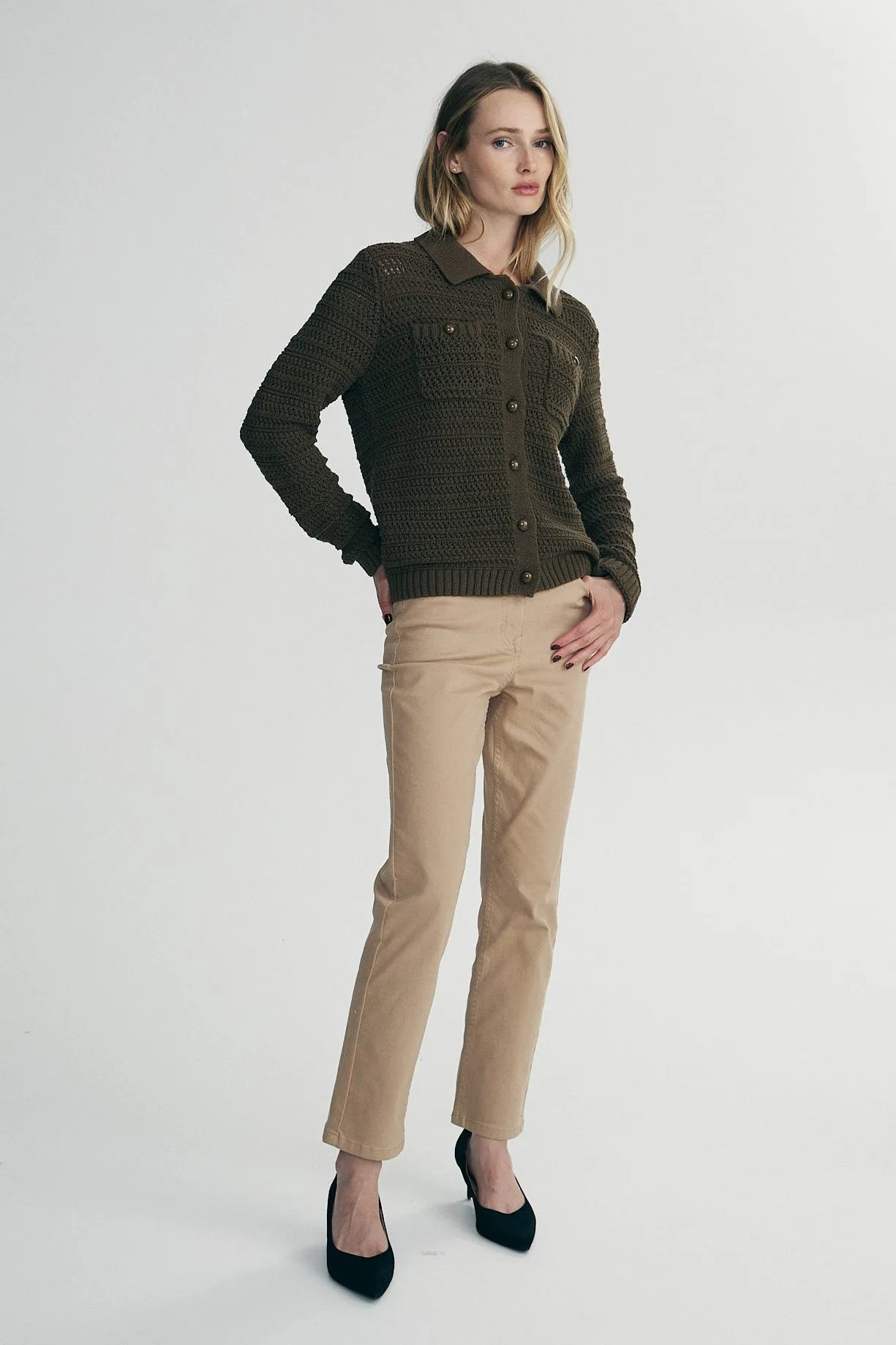 Textured cardigan sold by Tristan Style product image thumbnail 2