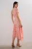 Floral printed asymmetric fluid dress sold by Tristan Style