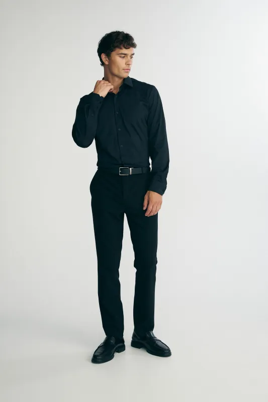 Slim fit techno pants sold by Tristan Style