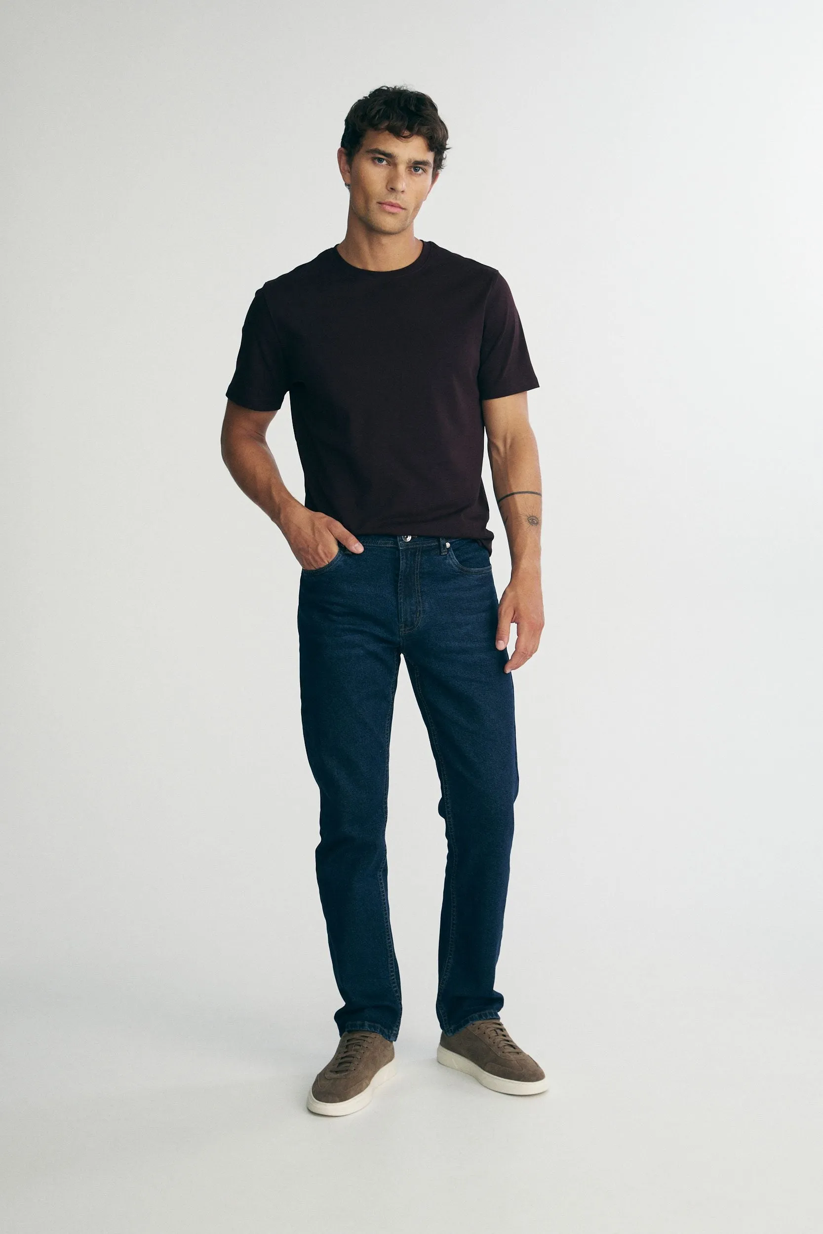 Straight leg jeans sold by Tristan Style