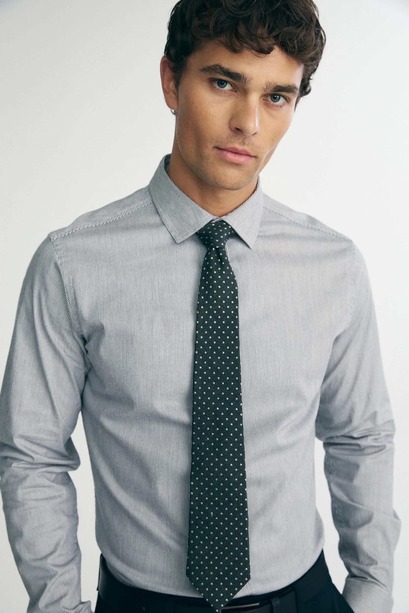 Striped Fitted shirt sold by Tristan Style product image thumbnail 4