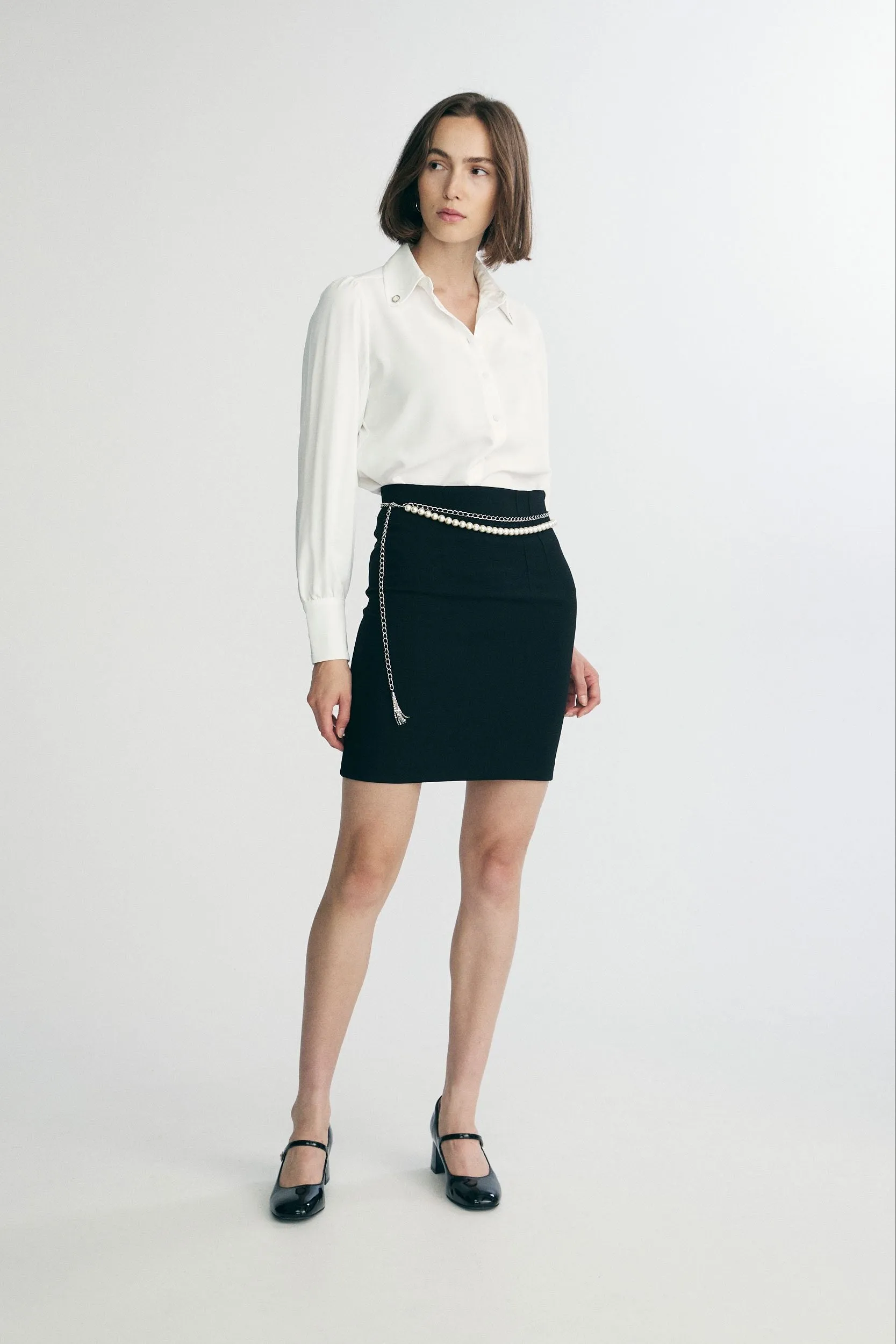 High waist pencil skirt sold by Tristan Style