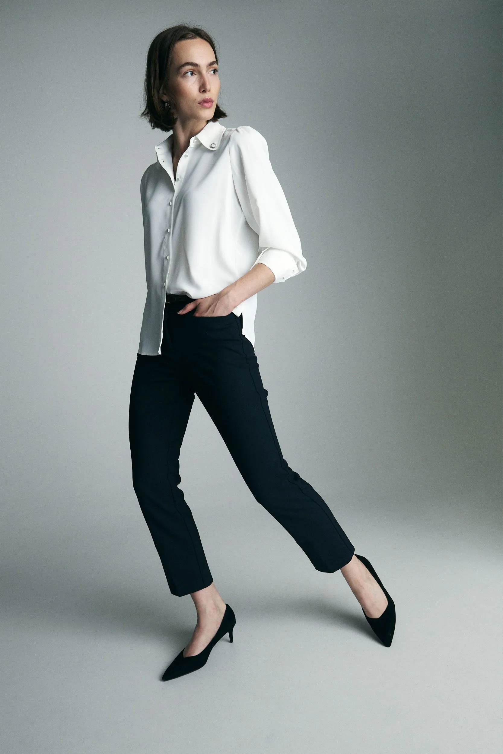 Straight cropped pant sold by Tristan Style product image thumbnail 4