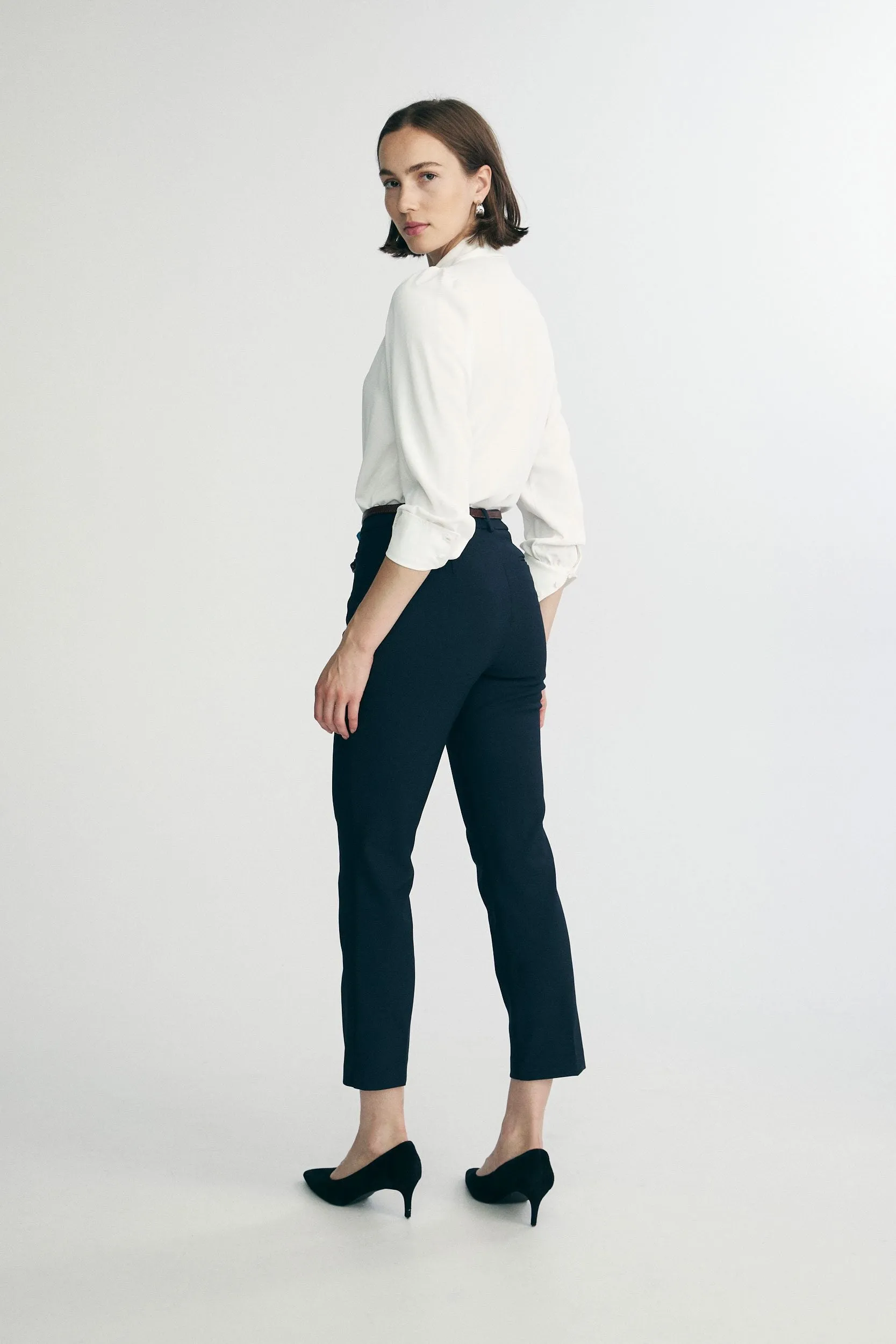 Straight cropped pant sold by Tristan Style product image thumbnail 2