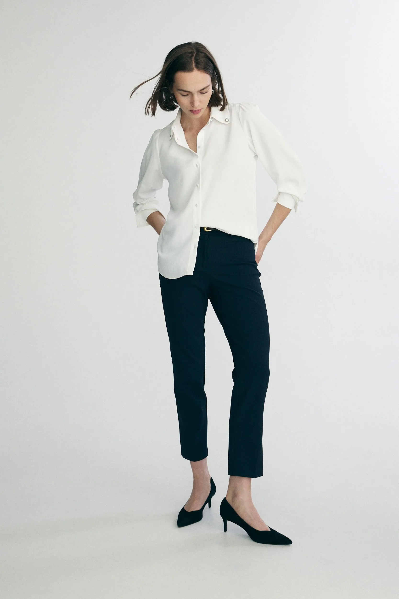 Straight cropped pant sold by Tristan Style