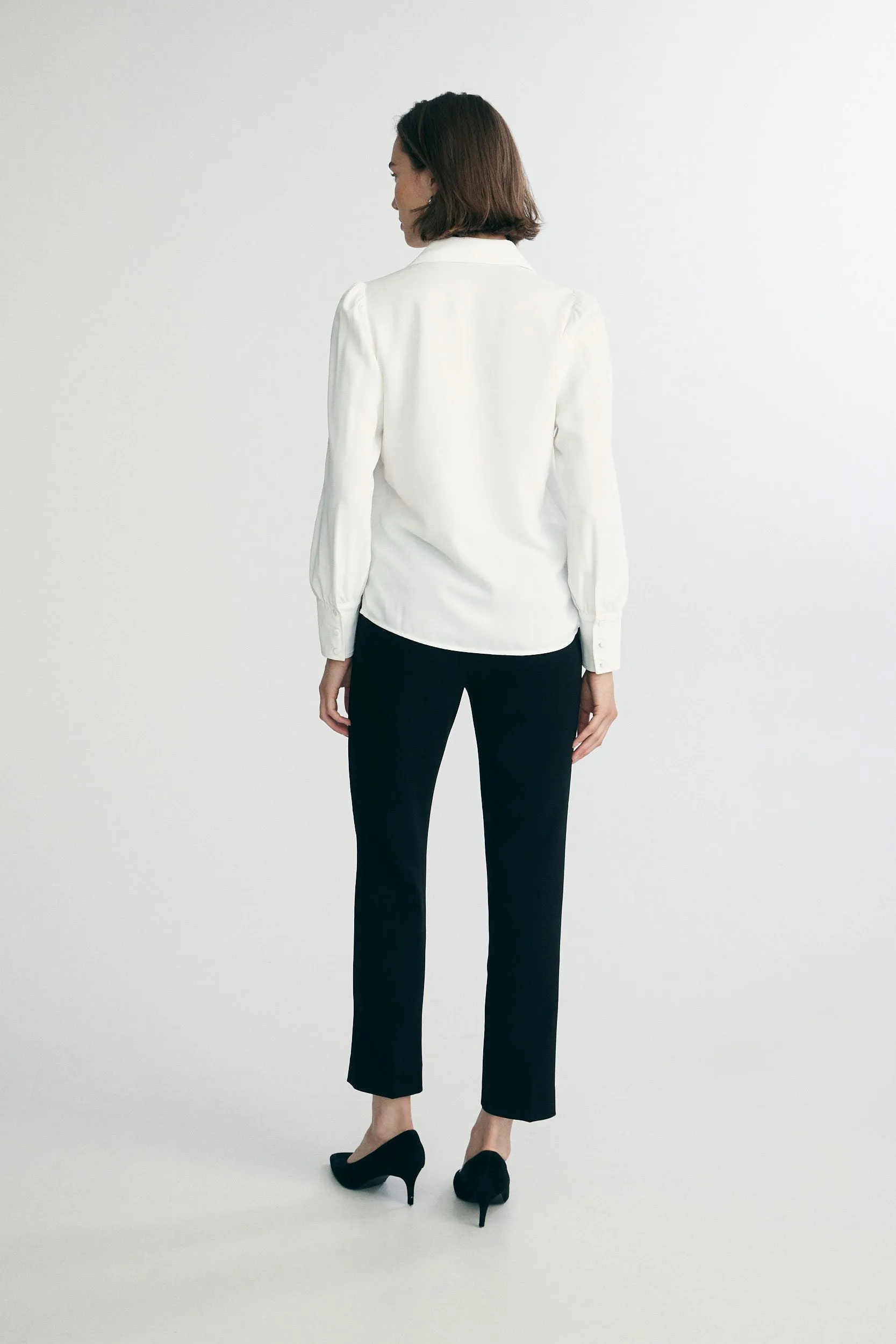 Blouse with puffy sleeves sold by Tristan Style product image thumbnail 2