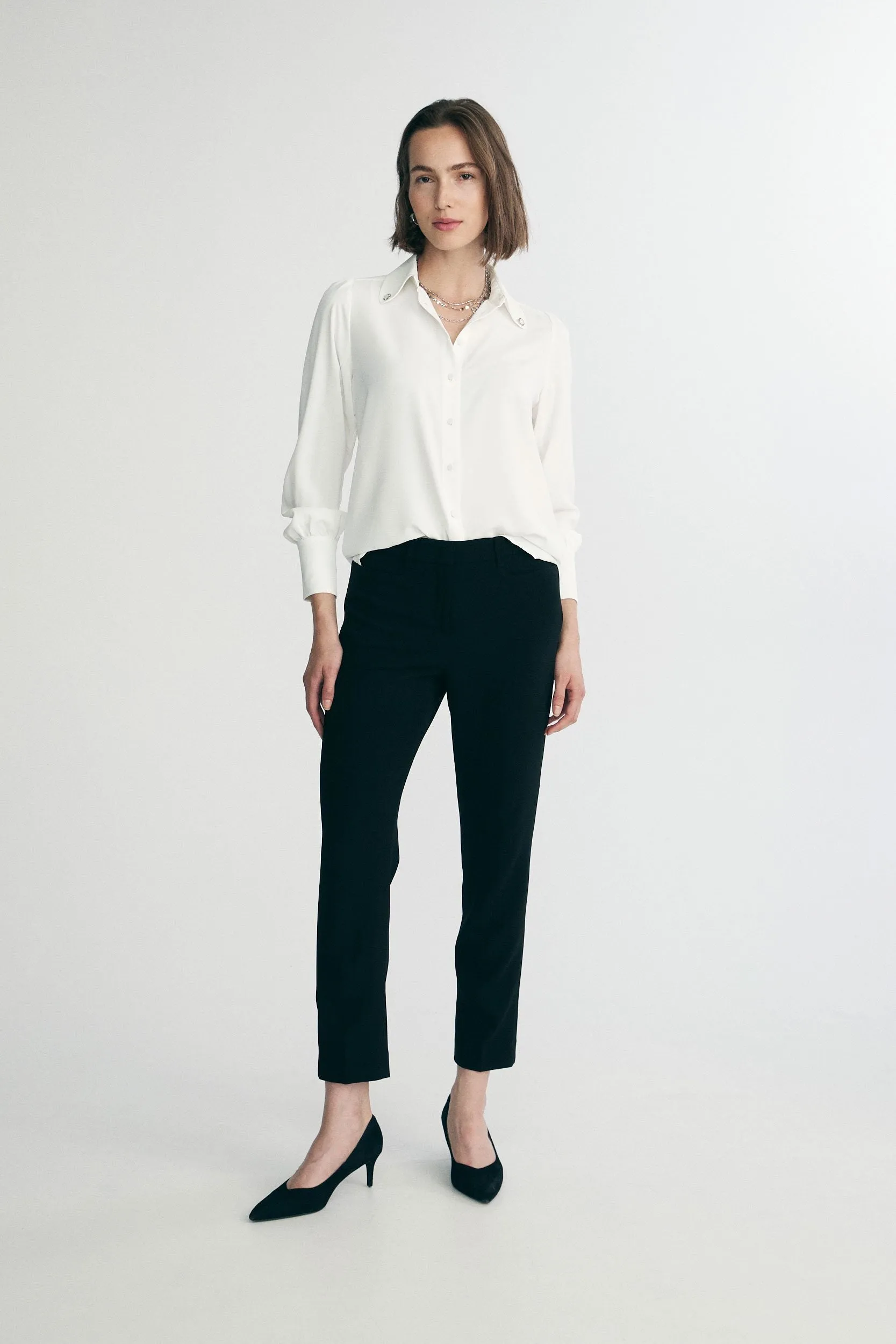 Blouse with puffy sleeves sold by Tristan Style product image thumbnail 3