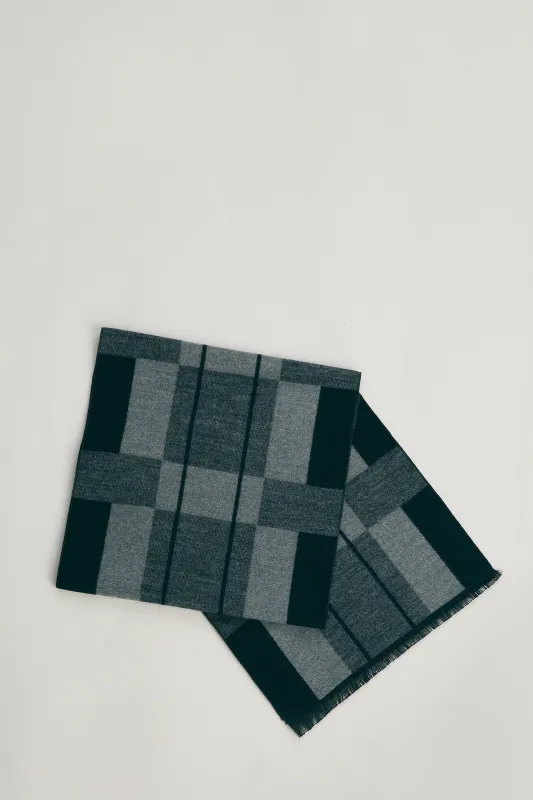 Check design brushed scarf sold by Tristan Style
