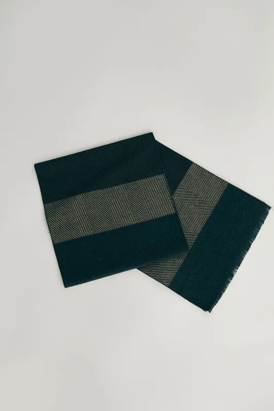 Herringbone design brushed scarf sold by Tristan Style