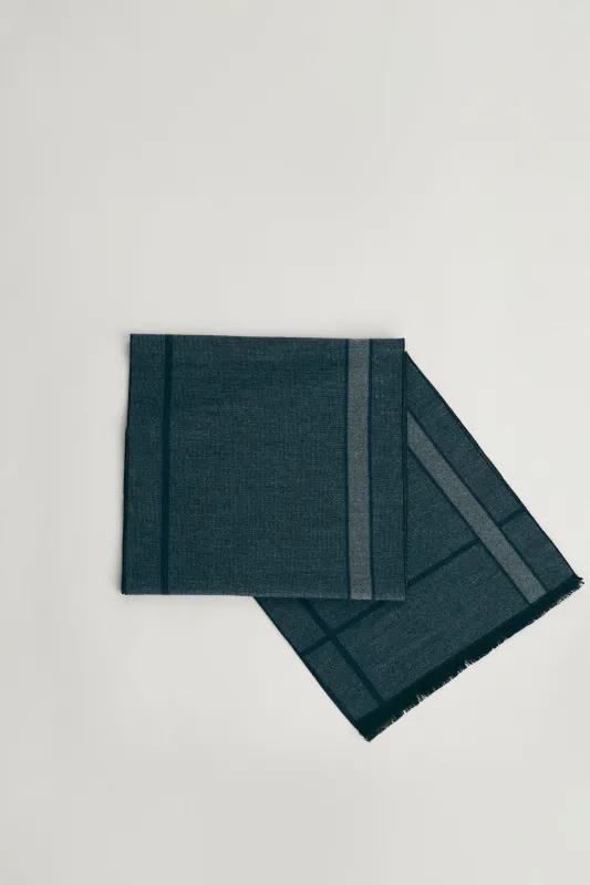Check design brushed scarf sold by Tristan Style