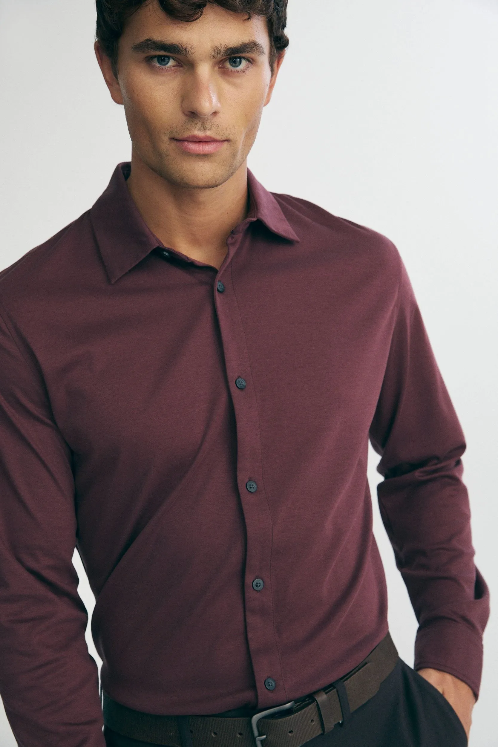 Mercerized cotton shirt sold by Tristan Style product image thumbnail 5