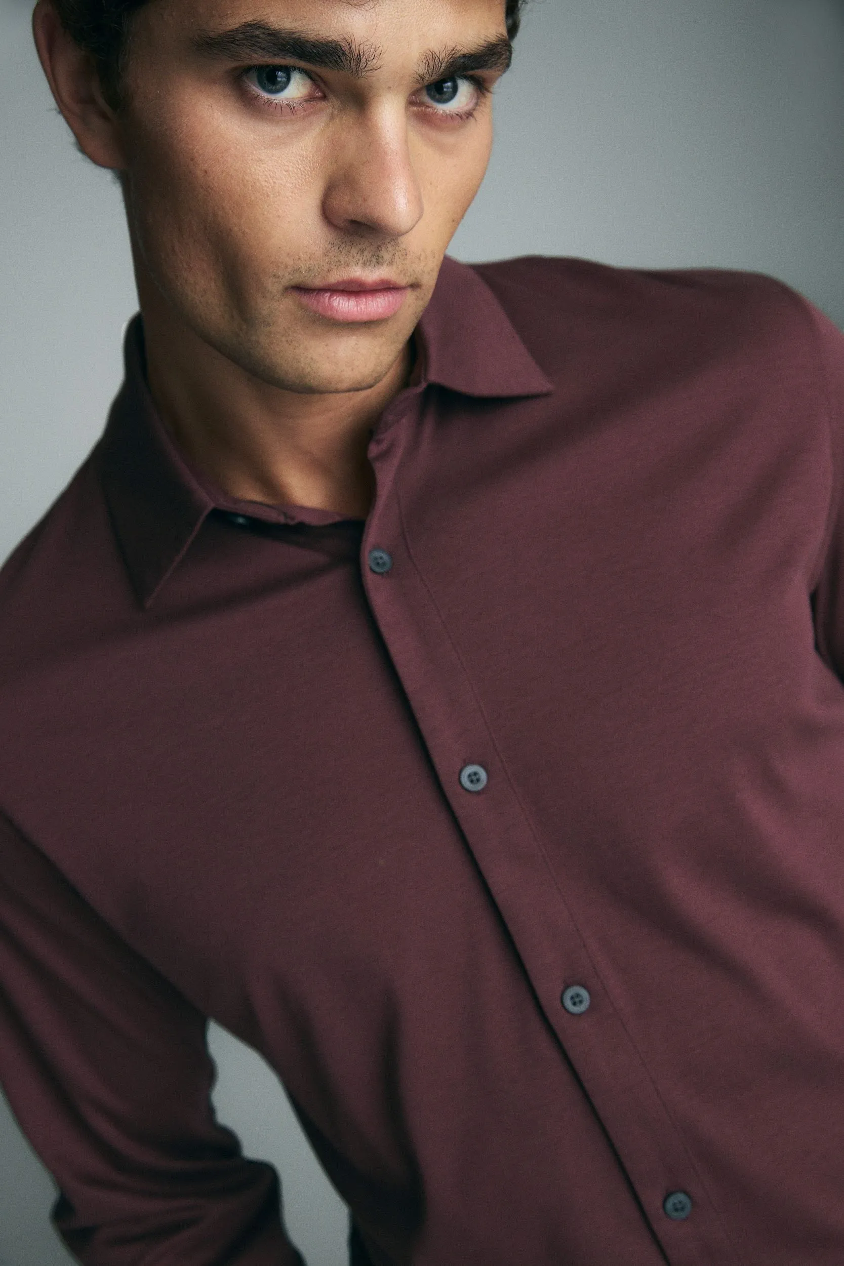 Mercerized cotton shirt sold by Tristan Style