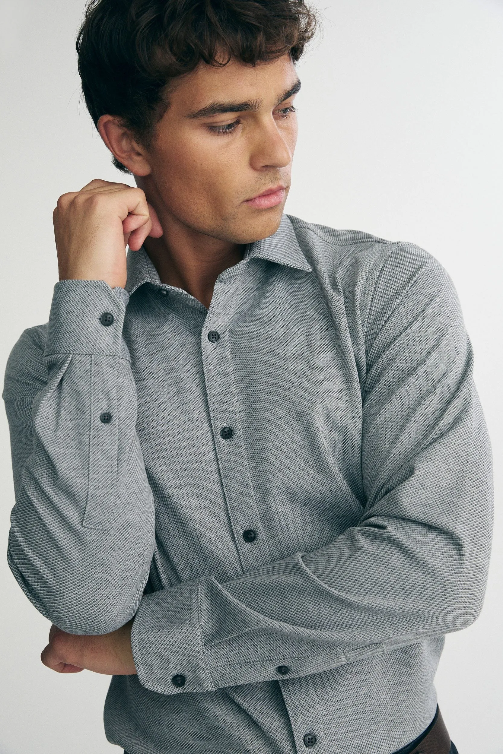 Long sleeve jersey shirt sold by Tristan Style product image thumbnail 5