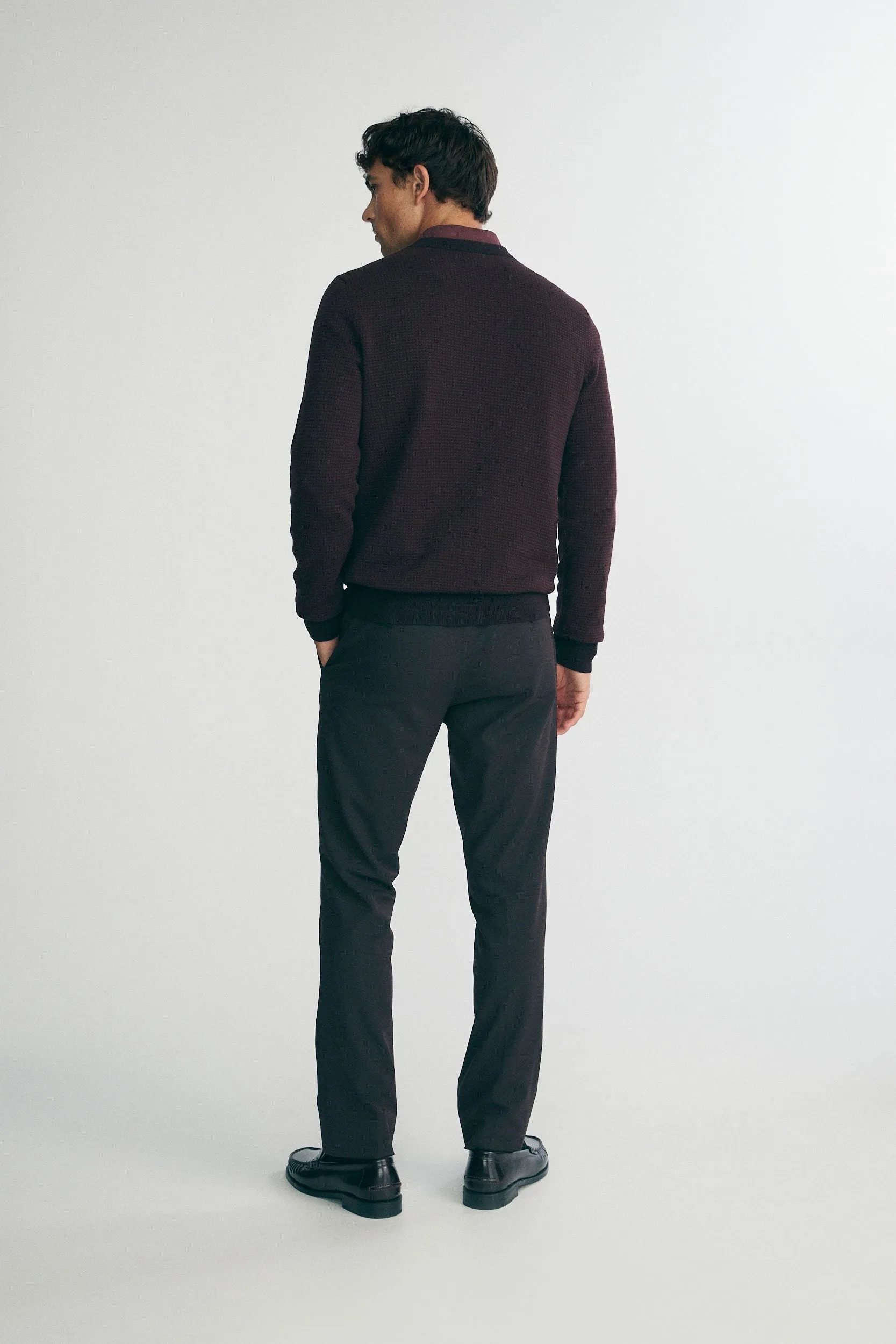 Jacquard crew neck sweater sold by Tristan Style product image thumbnail 2