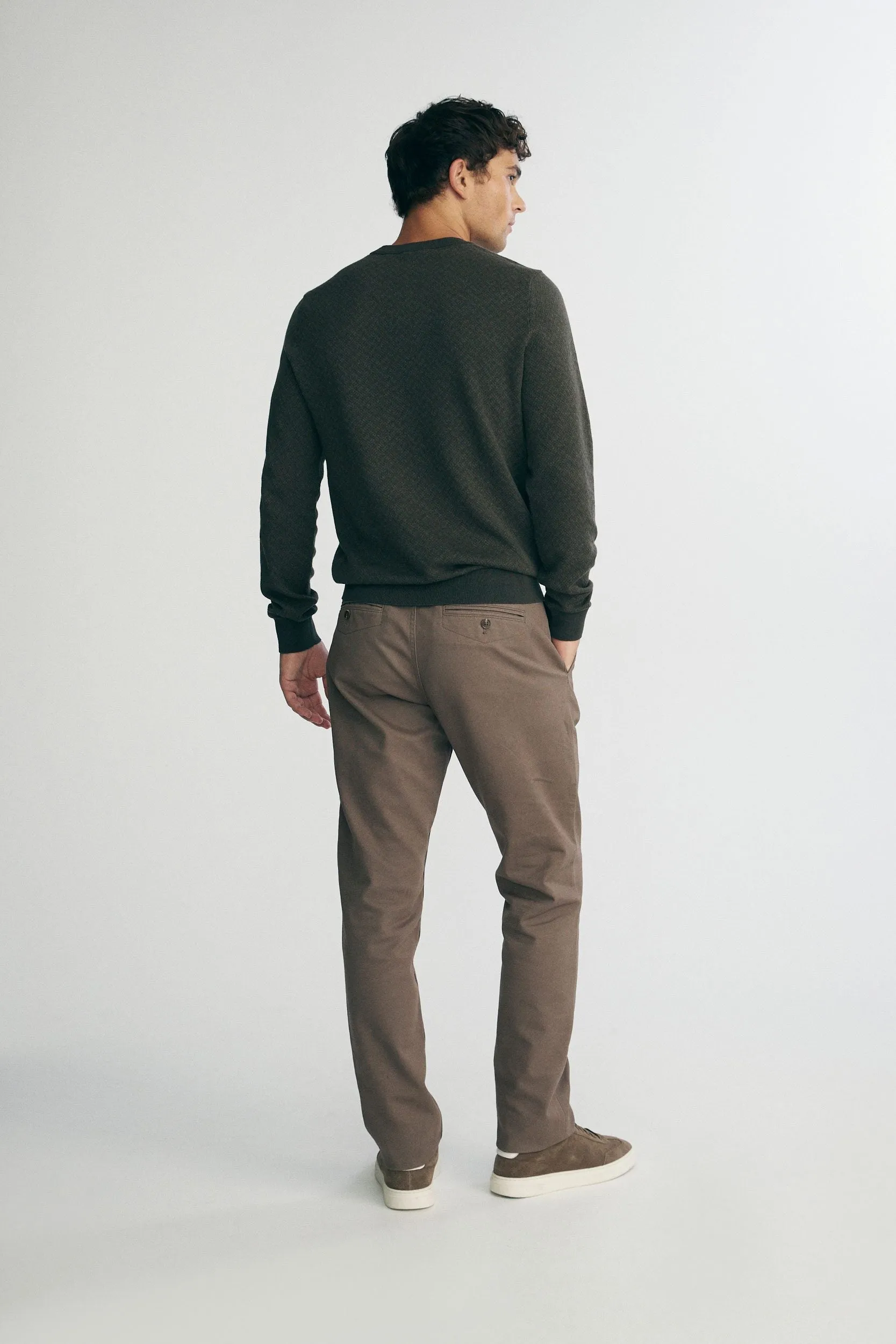 Jacquard crew neck sweater sold by Tristan Style product image thumbnail 2