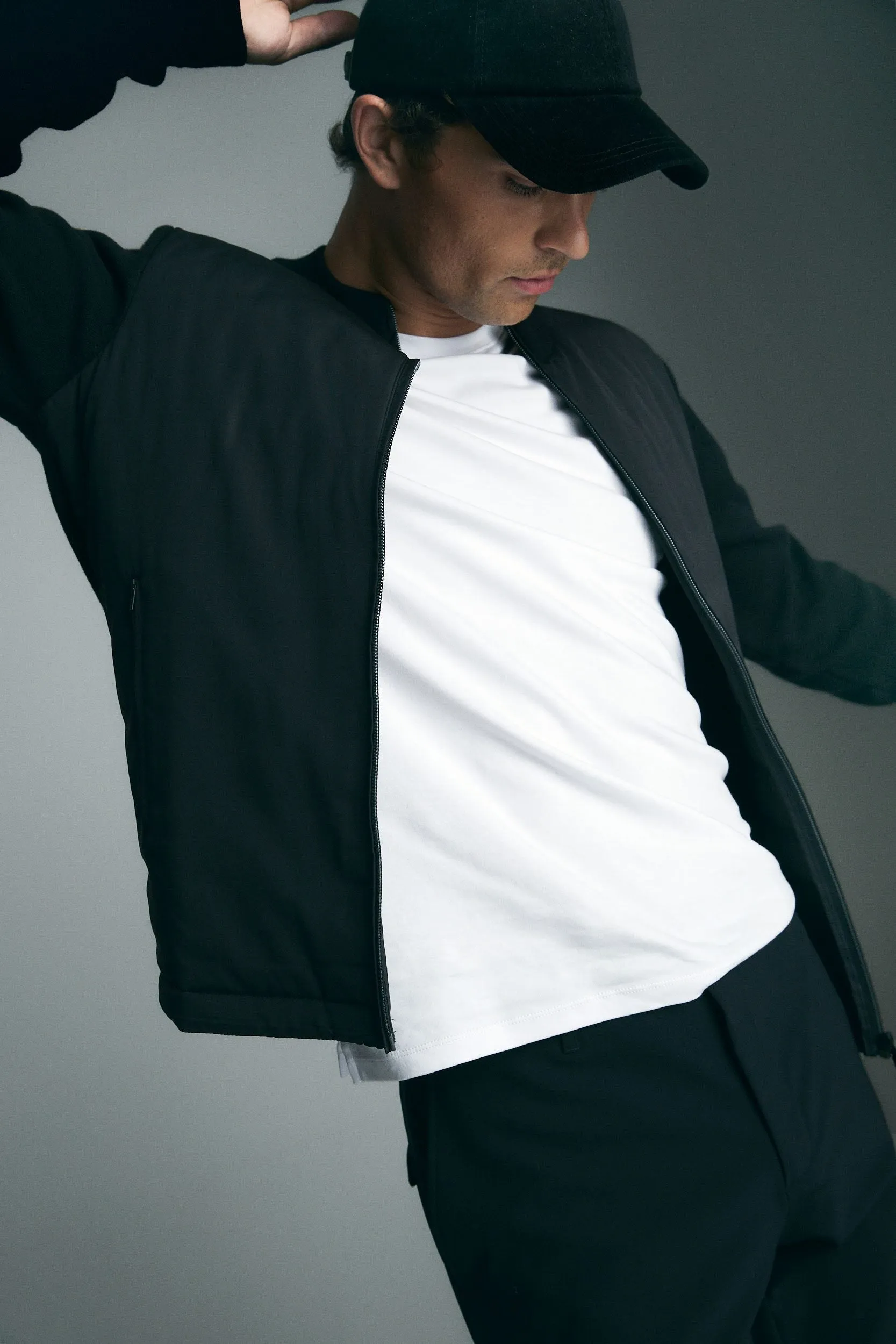 Mixed fabric cardigan sold by Tristan Style product image thumbnail 4