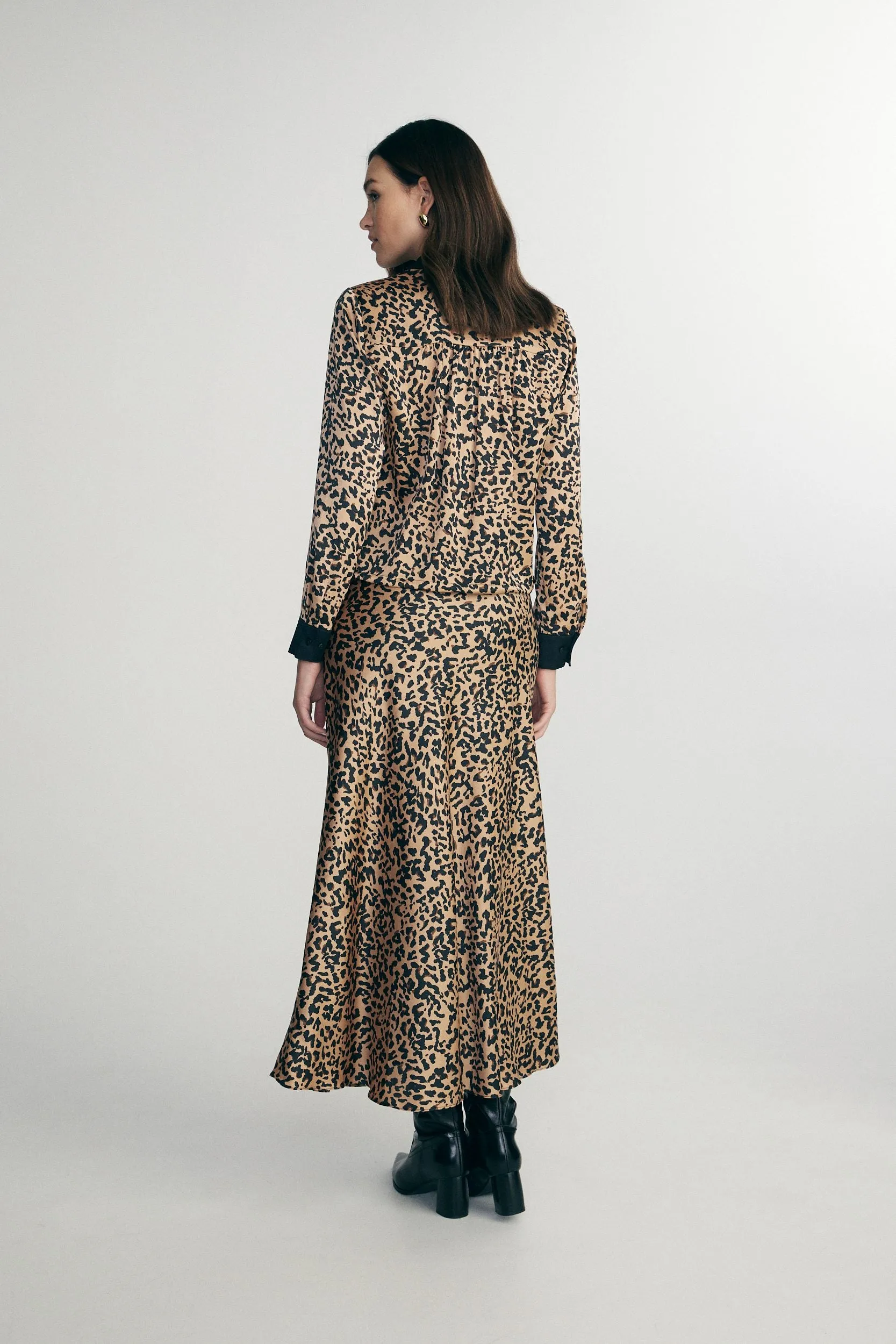 Leopard print blouse sold by Tristan Style product image thumbnail 2