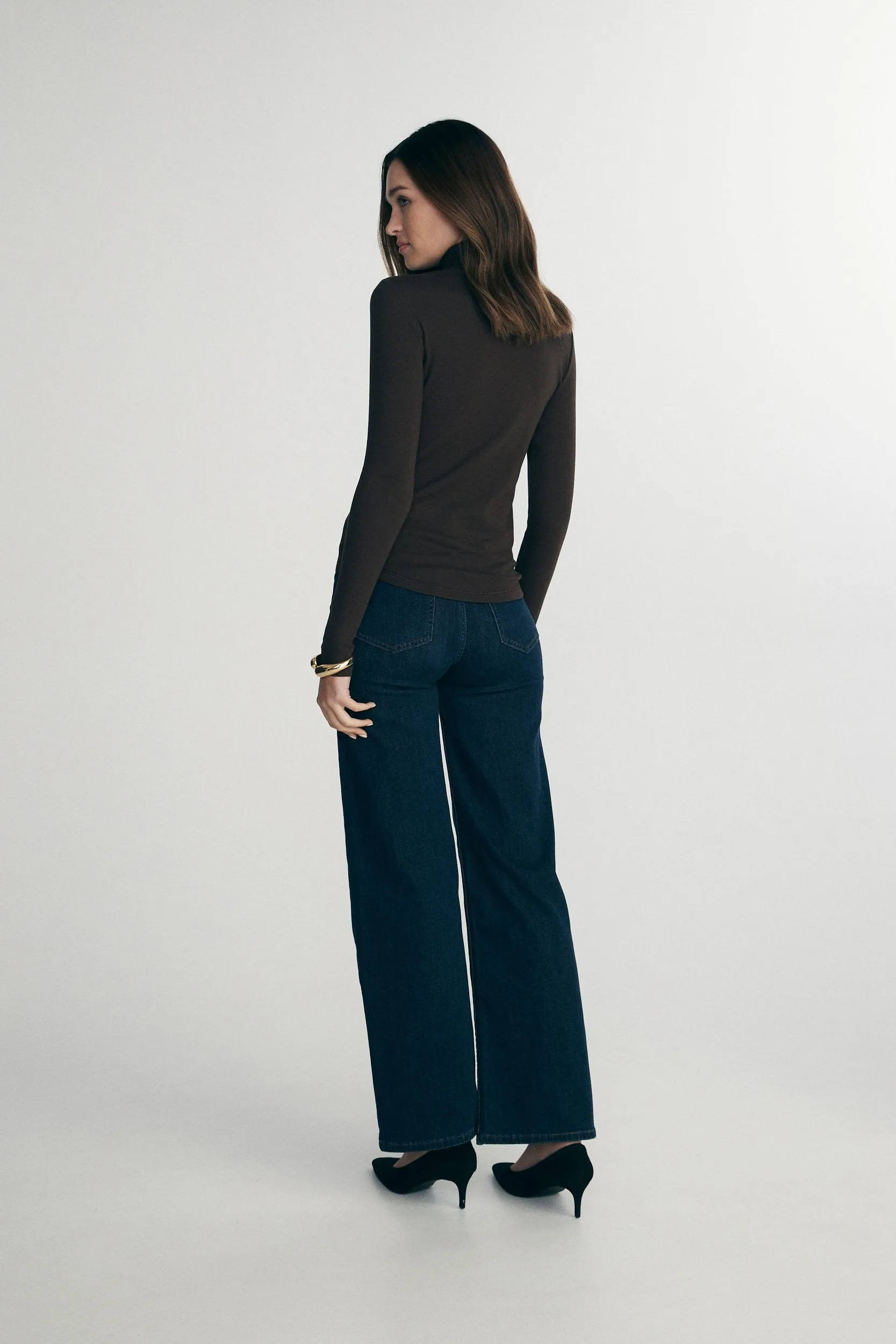 Stretch turtleneck sold by Tristan Style product image thumbnail 5