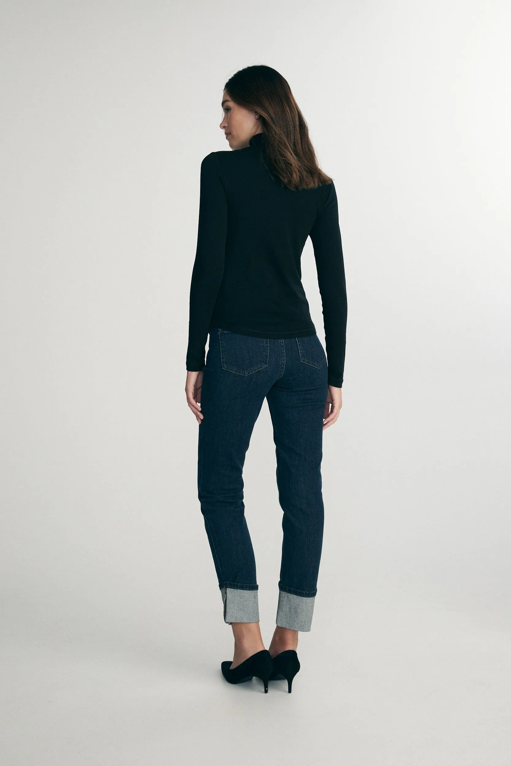 Stretch turtleneck sold by Tristan Style product image thumbnail 3