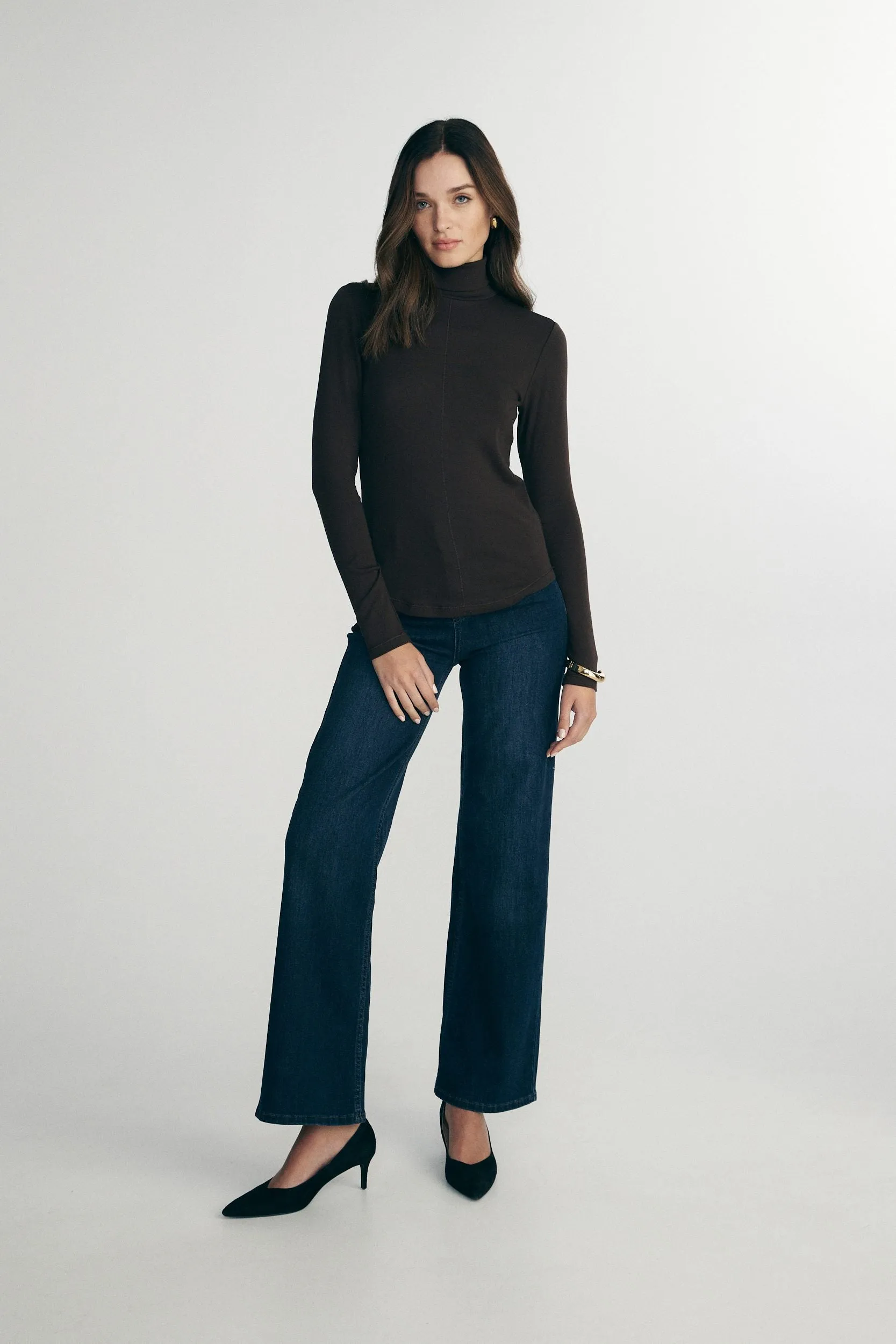 Stretch turtleneck sold by Tristan Style product image thumbnail 2