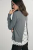 Lace back sweater sold by Tristan Style