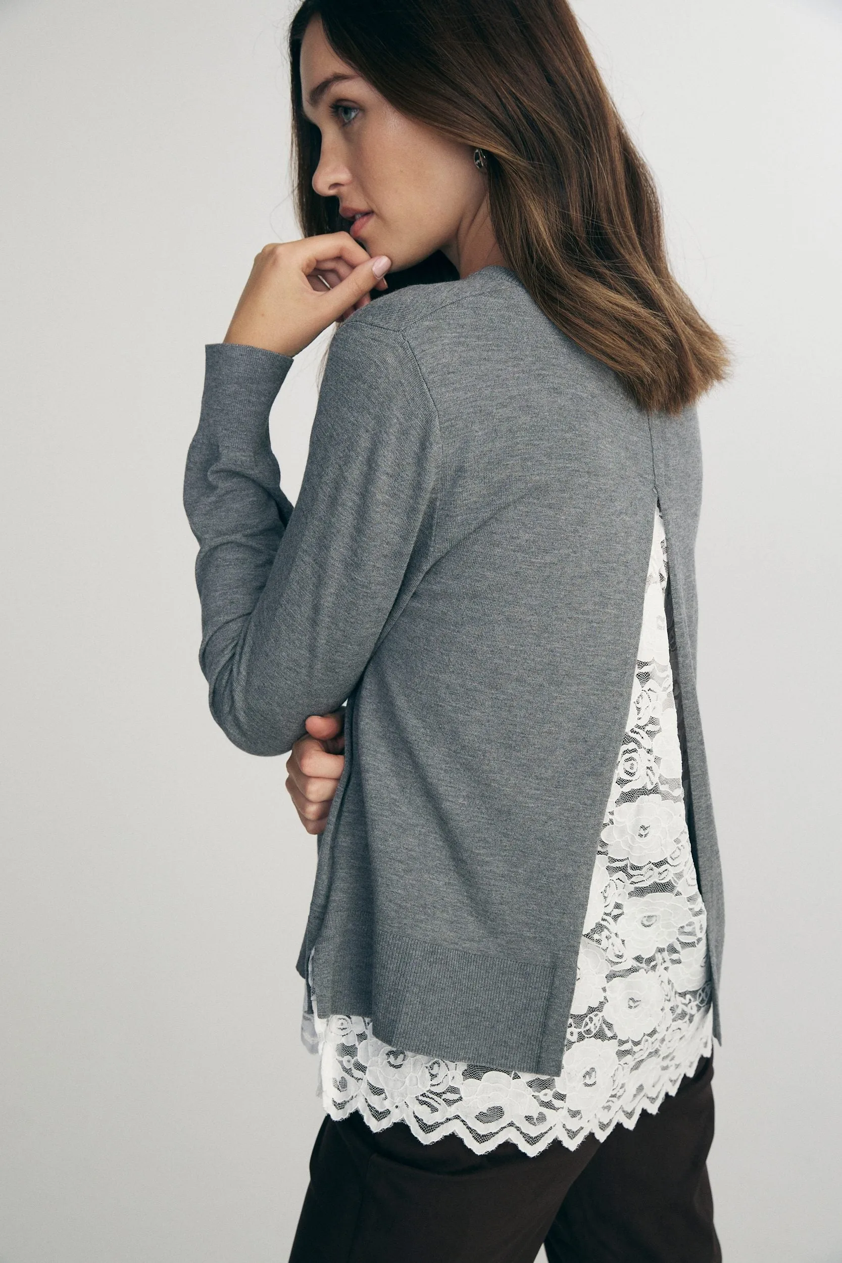 Lace back sweater sold by Tristan Style product image thumbnail 4