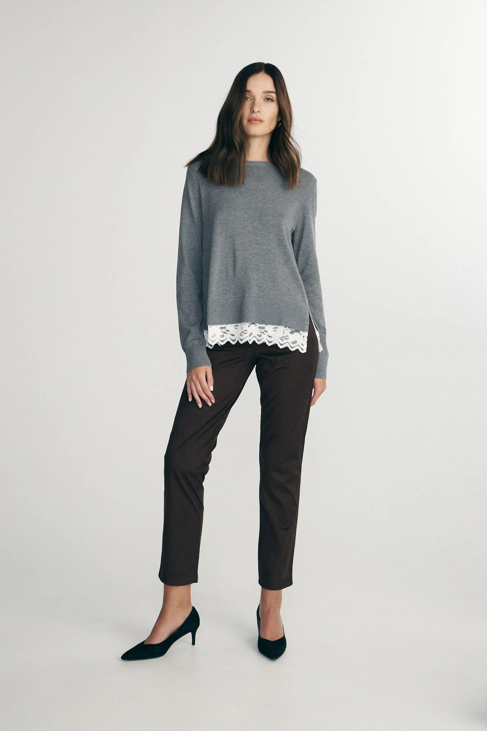 Lace back sweater sold by Tristan Style product image thumbnail 2
