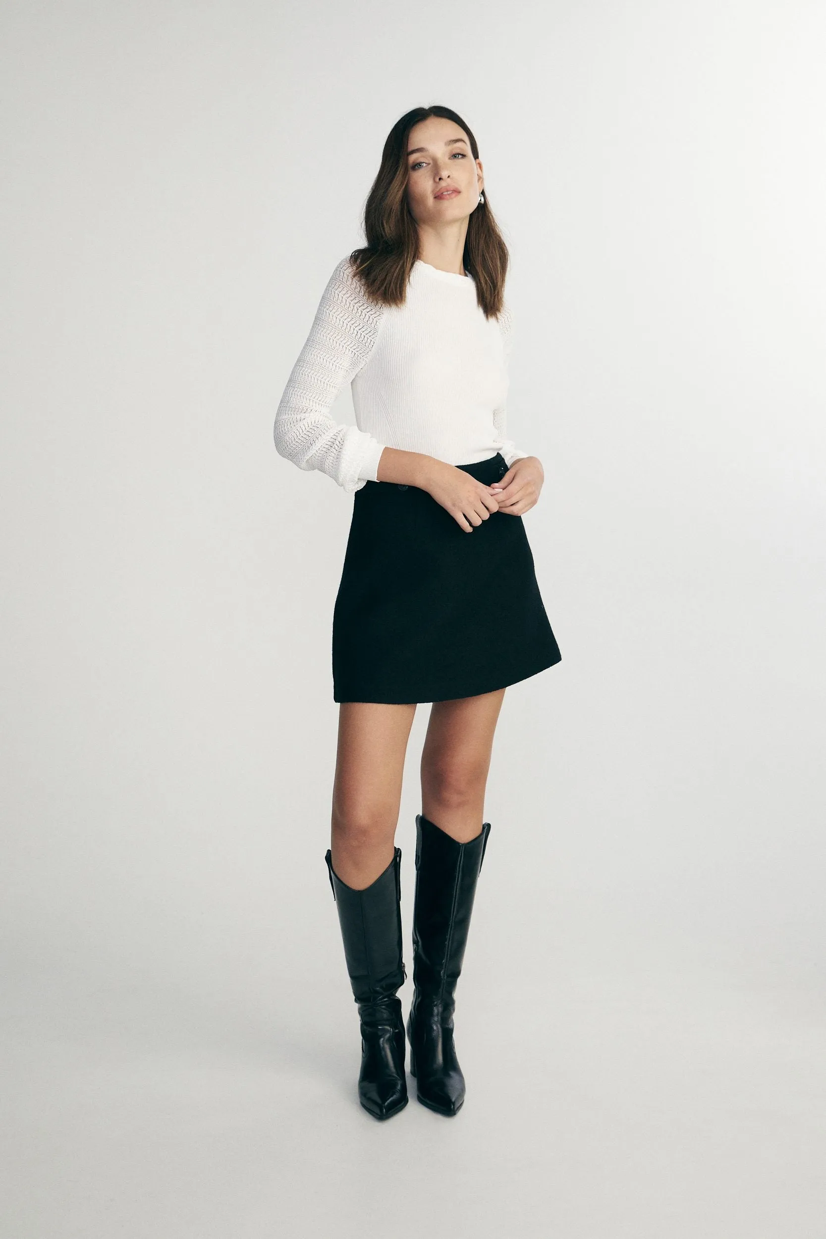 Crew neck sweater sold by Tristan Style product image thumbnail 3