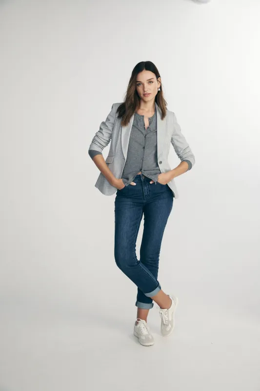 Stretch tailored blazer sold by Tristan Style