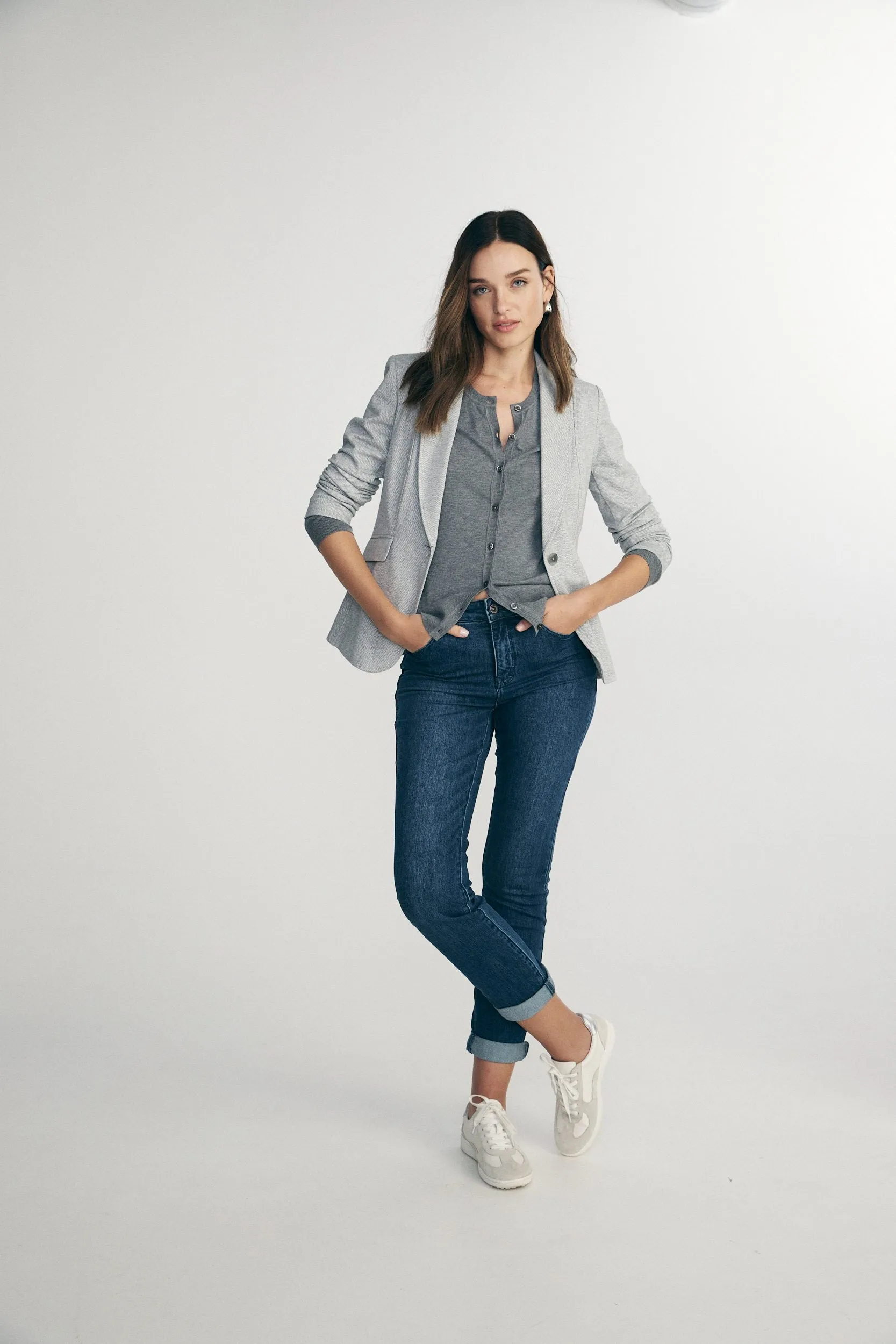 Stretch tailored blazer sold by Tristan Style