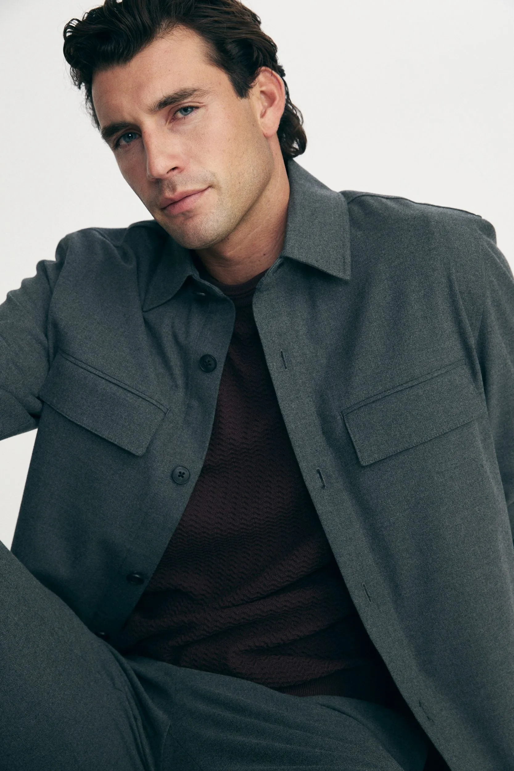 Flannel overshirt sold by Tristan Style