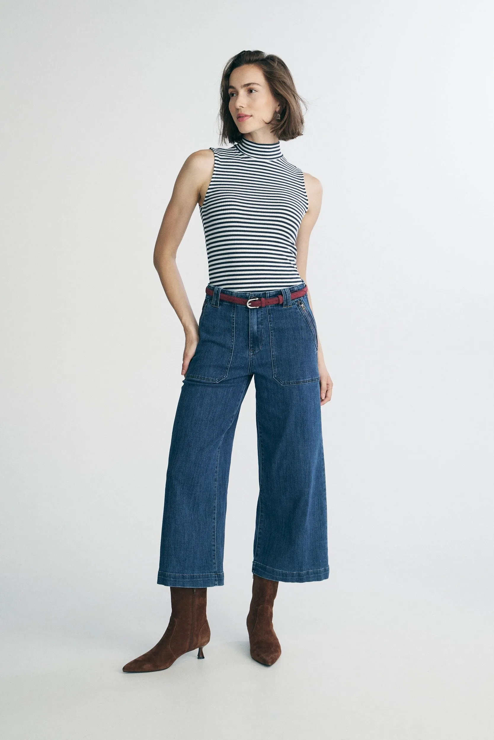 Mock neck top sold by Tristan Style product image thumbnail 4