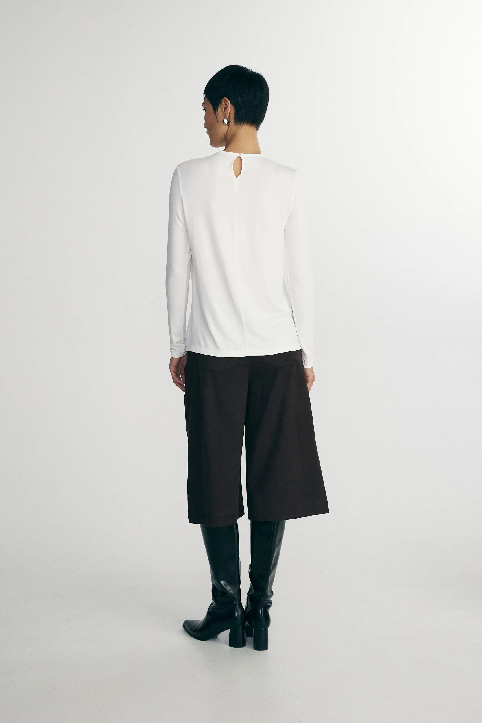 Flowy long-sleeve top sold by Tristan Style product image thumbnail 2