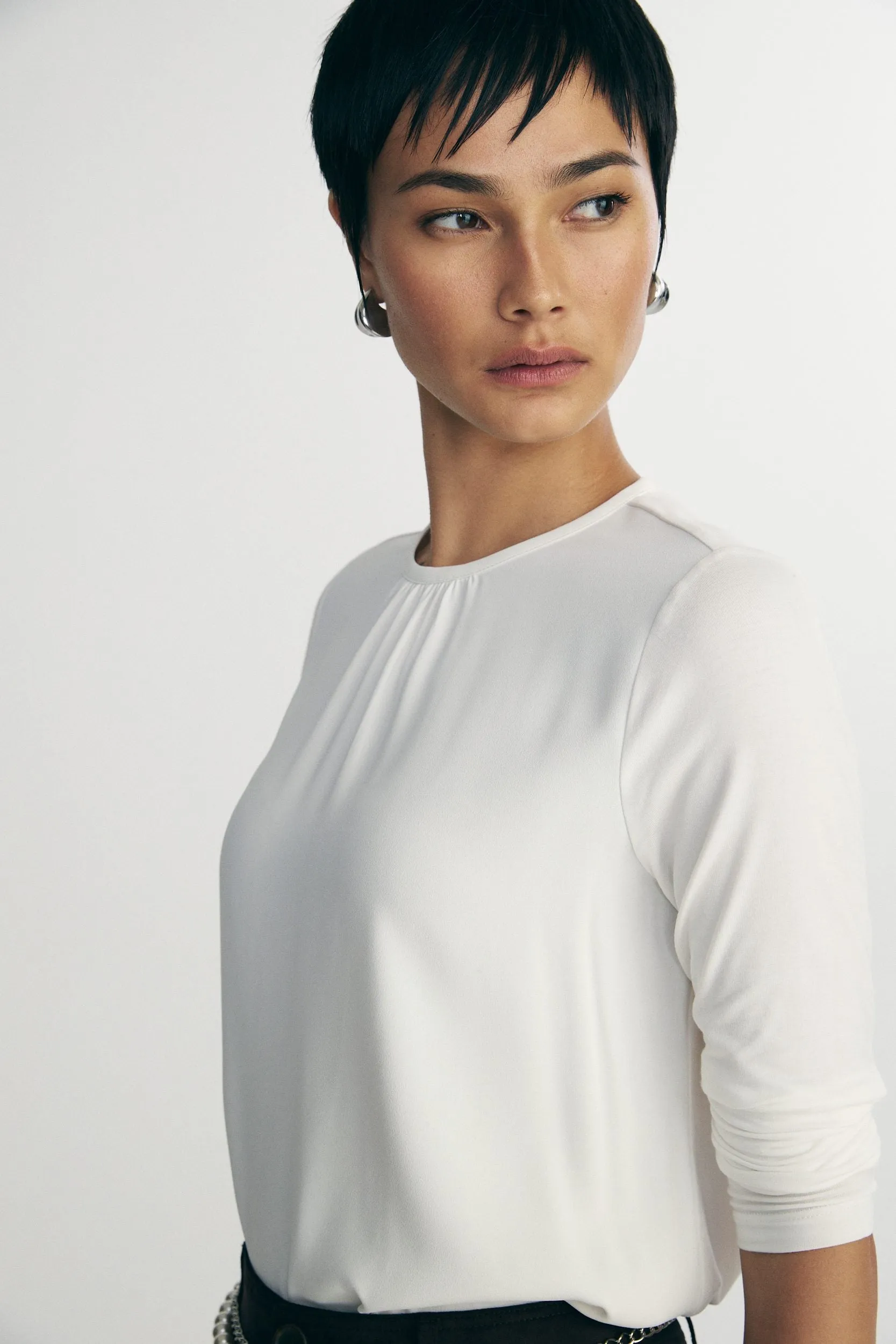 Flowy long-sleeve top sold by Tristan Style