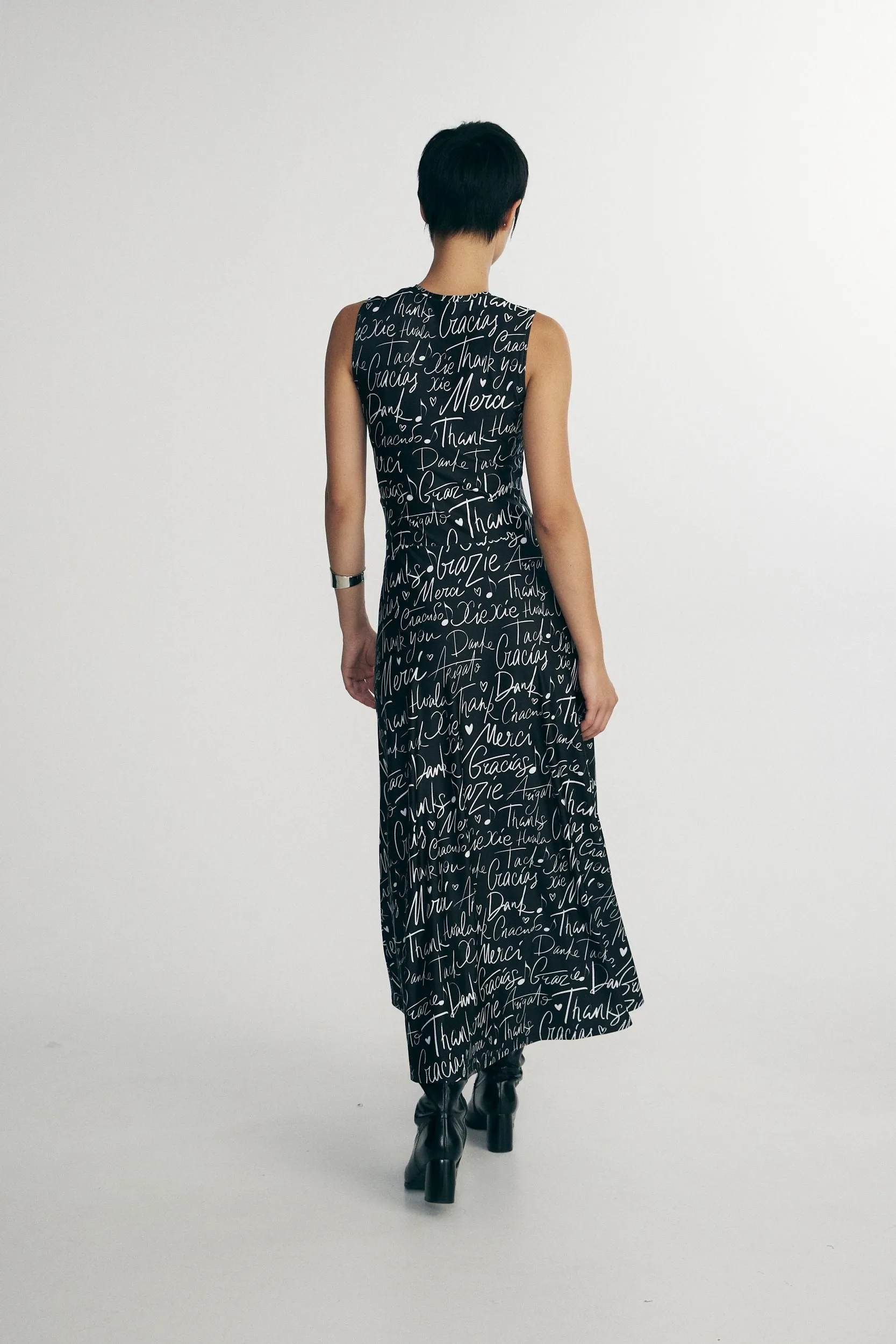 Sleeveless printed maxi dress sold by Tristan Style product image thumbnail 2
