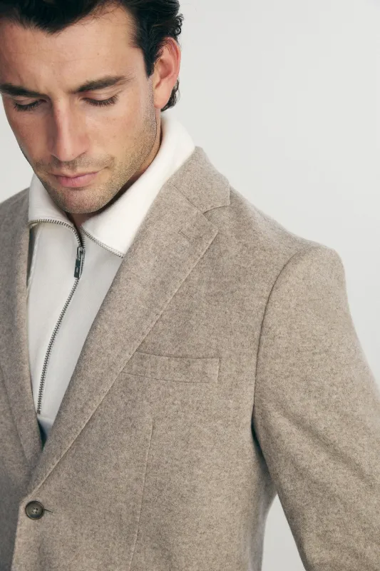 Fitted knit blazer sold by Tristan Style