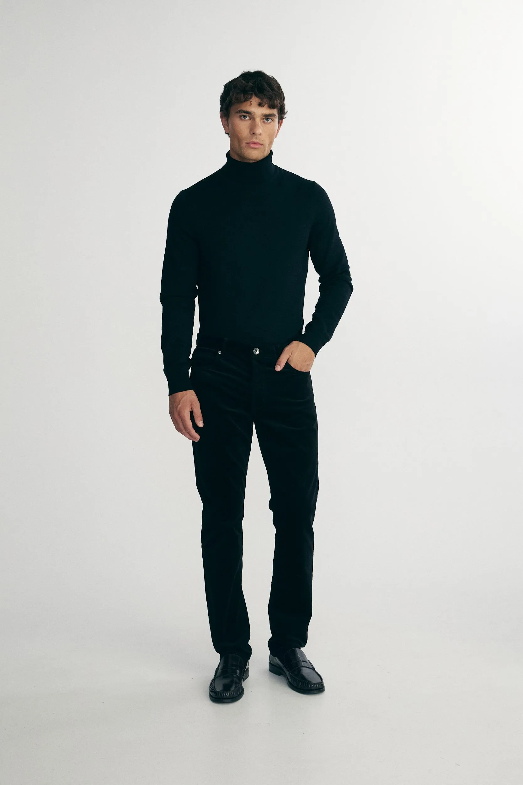 Slim corduroy pants sold by Tristan Style product image thumbnail 4