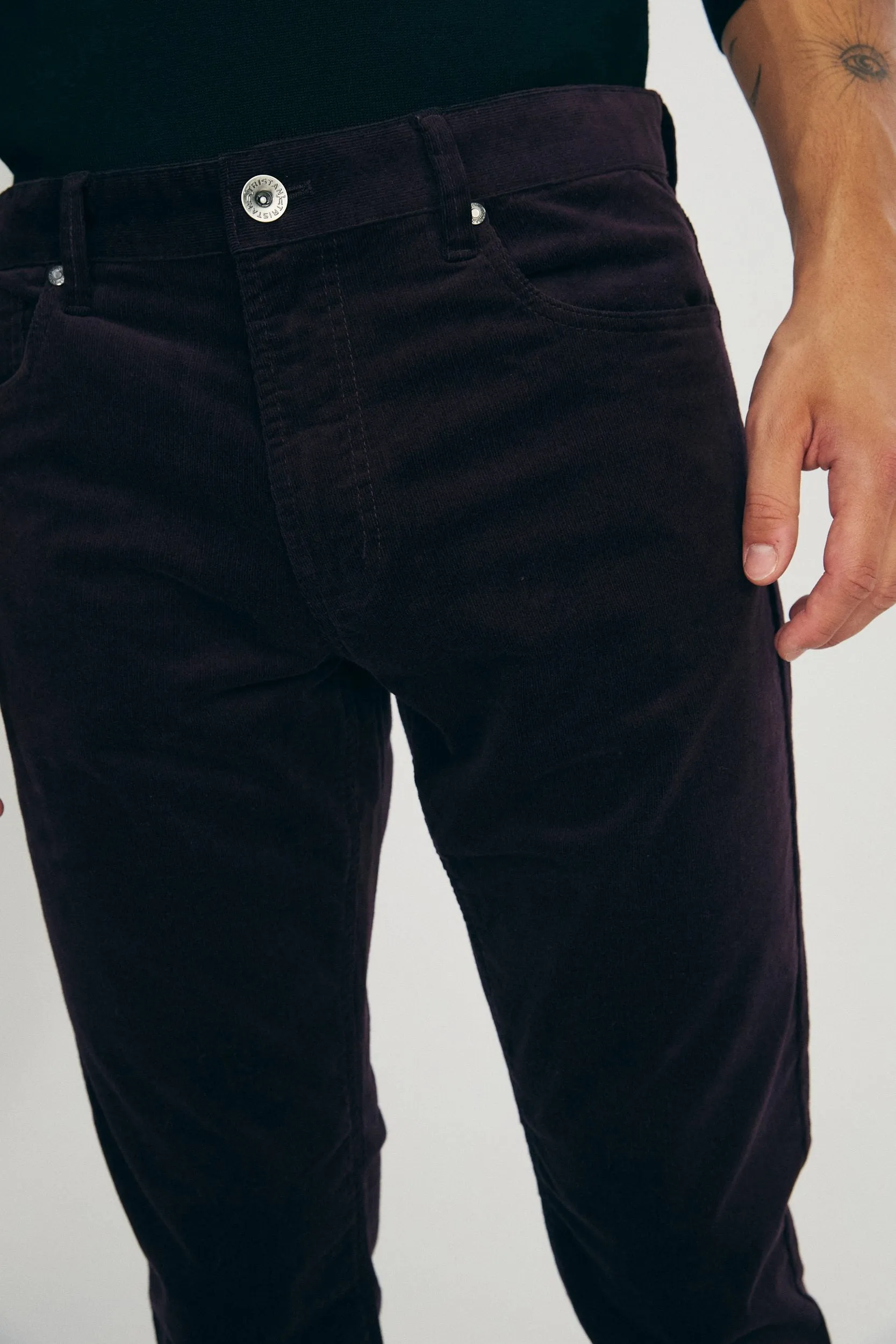 Slim corduroy pants sold by Tristan Style product image thumbnail 3