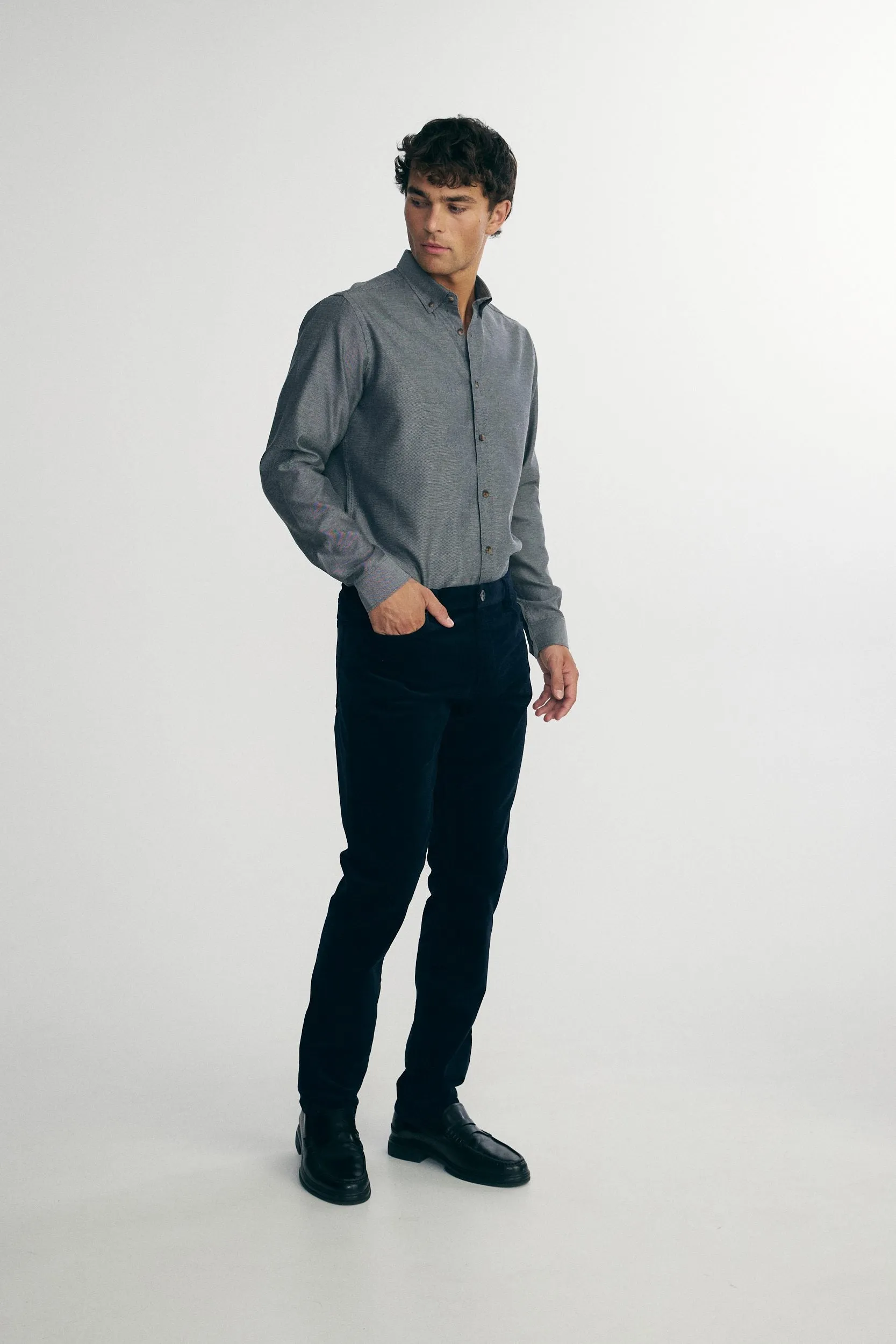 Slim corduroy pants sold by Tristan Style product image thumbnail 5