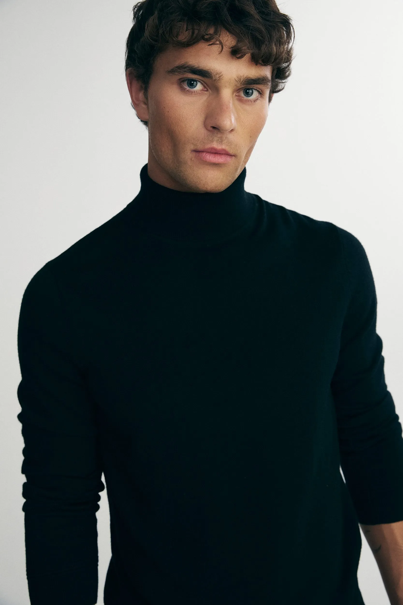 Merino wool turtle neck sweater sold by Tristan Style product image thumbnail 4