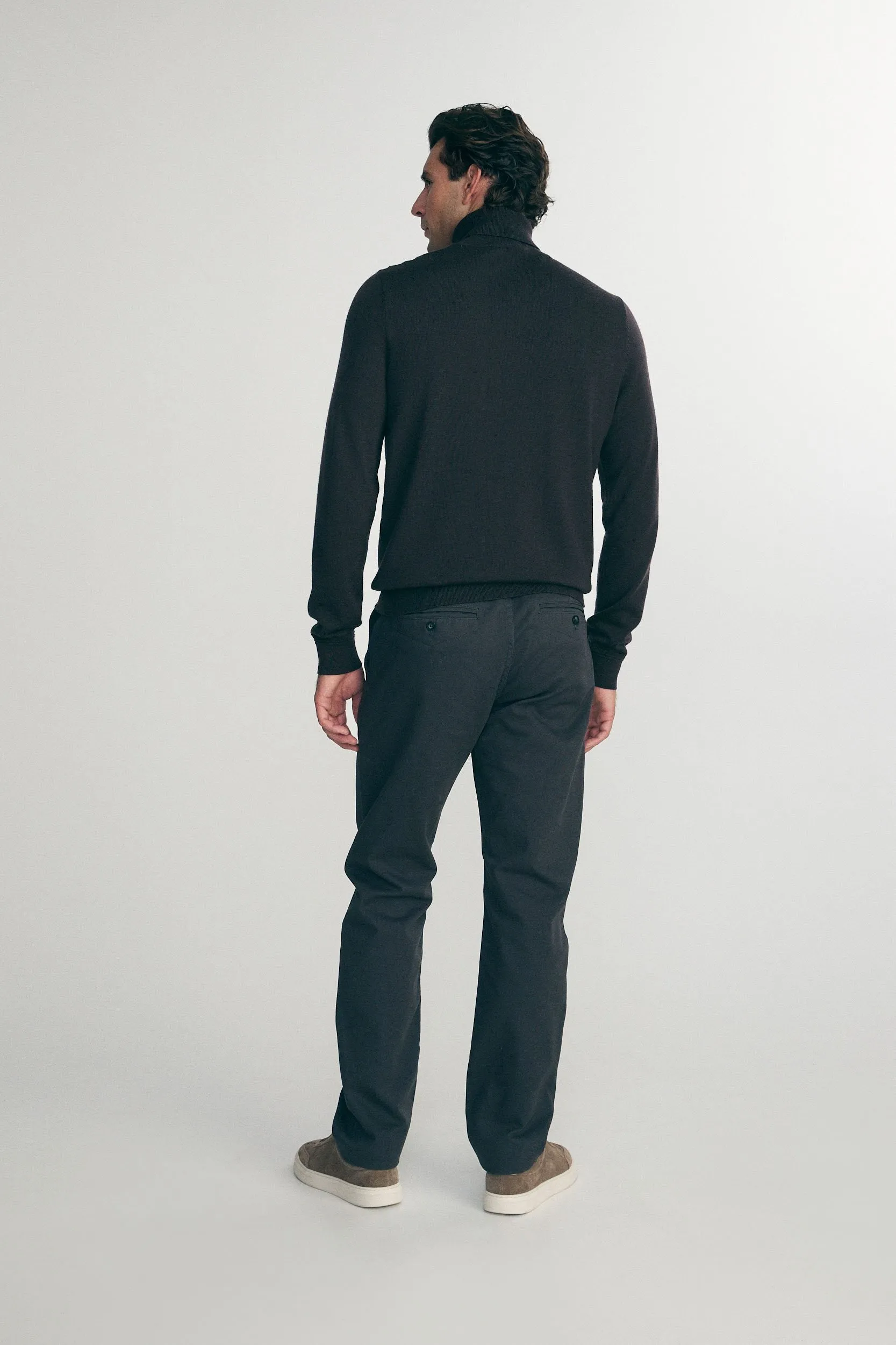 Merino wool turtle neck sweater sold by Tristan Style product image thumbnail 2