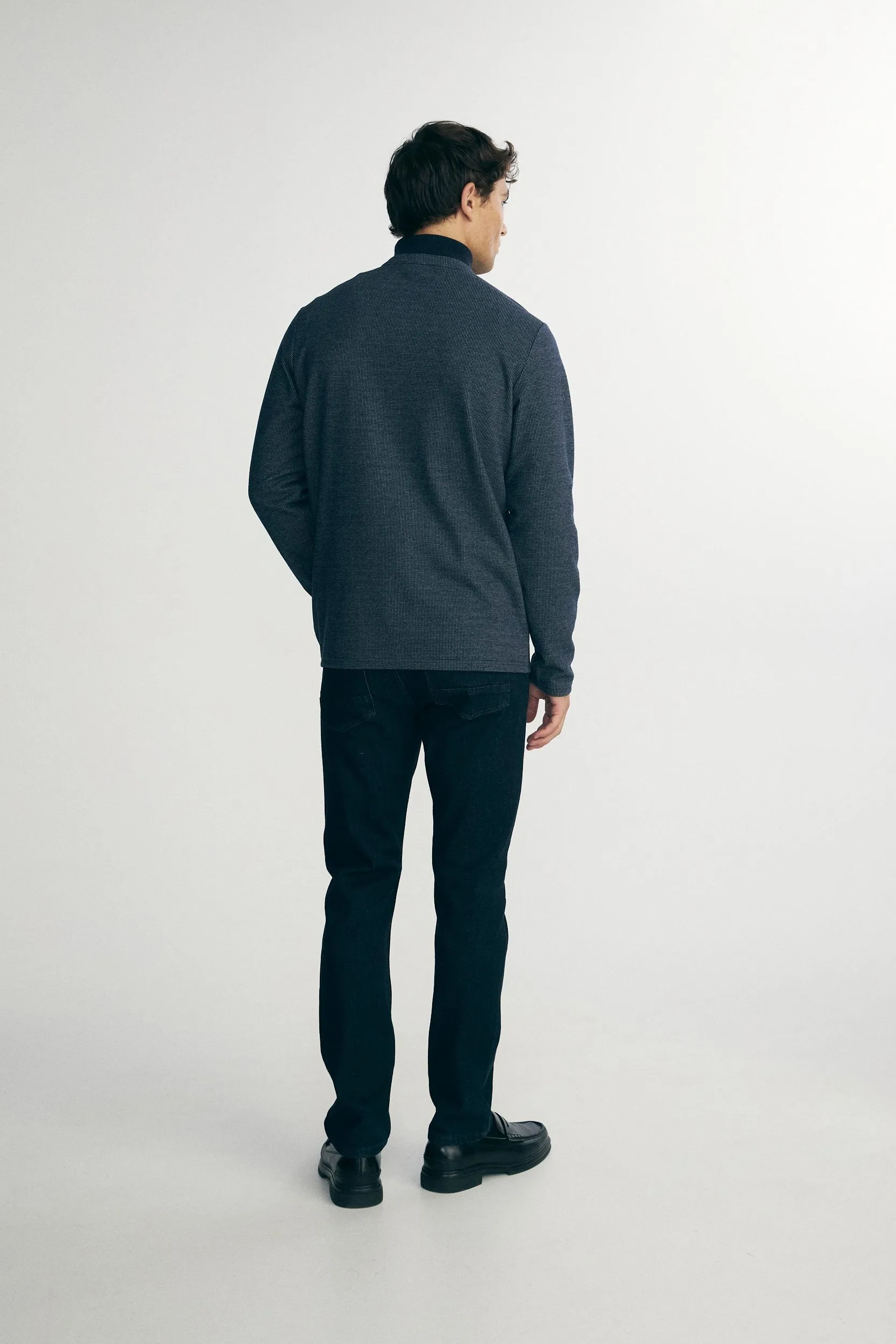 Long sleeve henley t-shirt sold by Tristan Style product image thumbnail 2